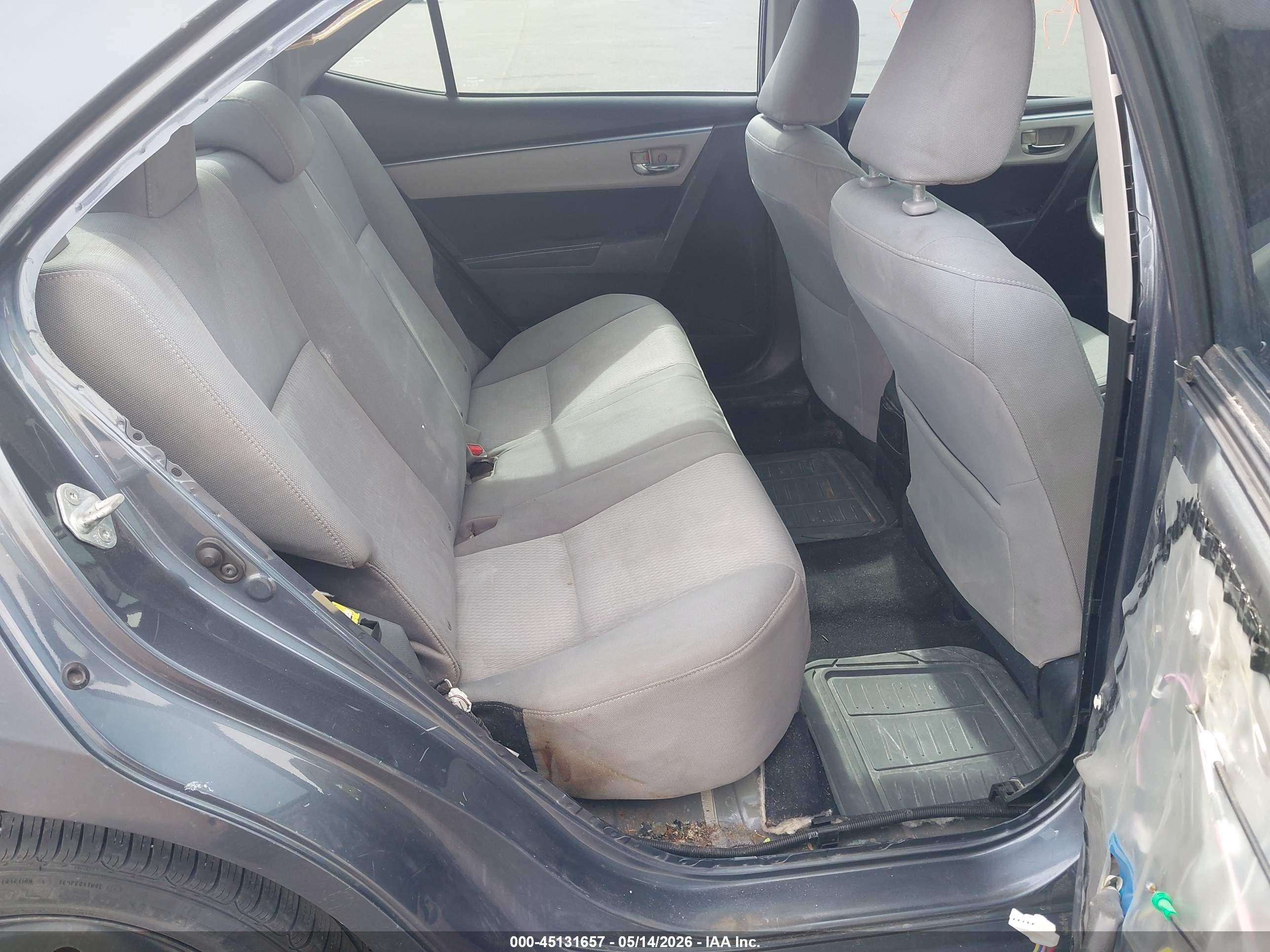 2014 Toyota Corolla Le Blue vin: 5YFBURHE4EP133407