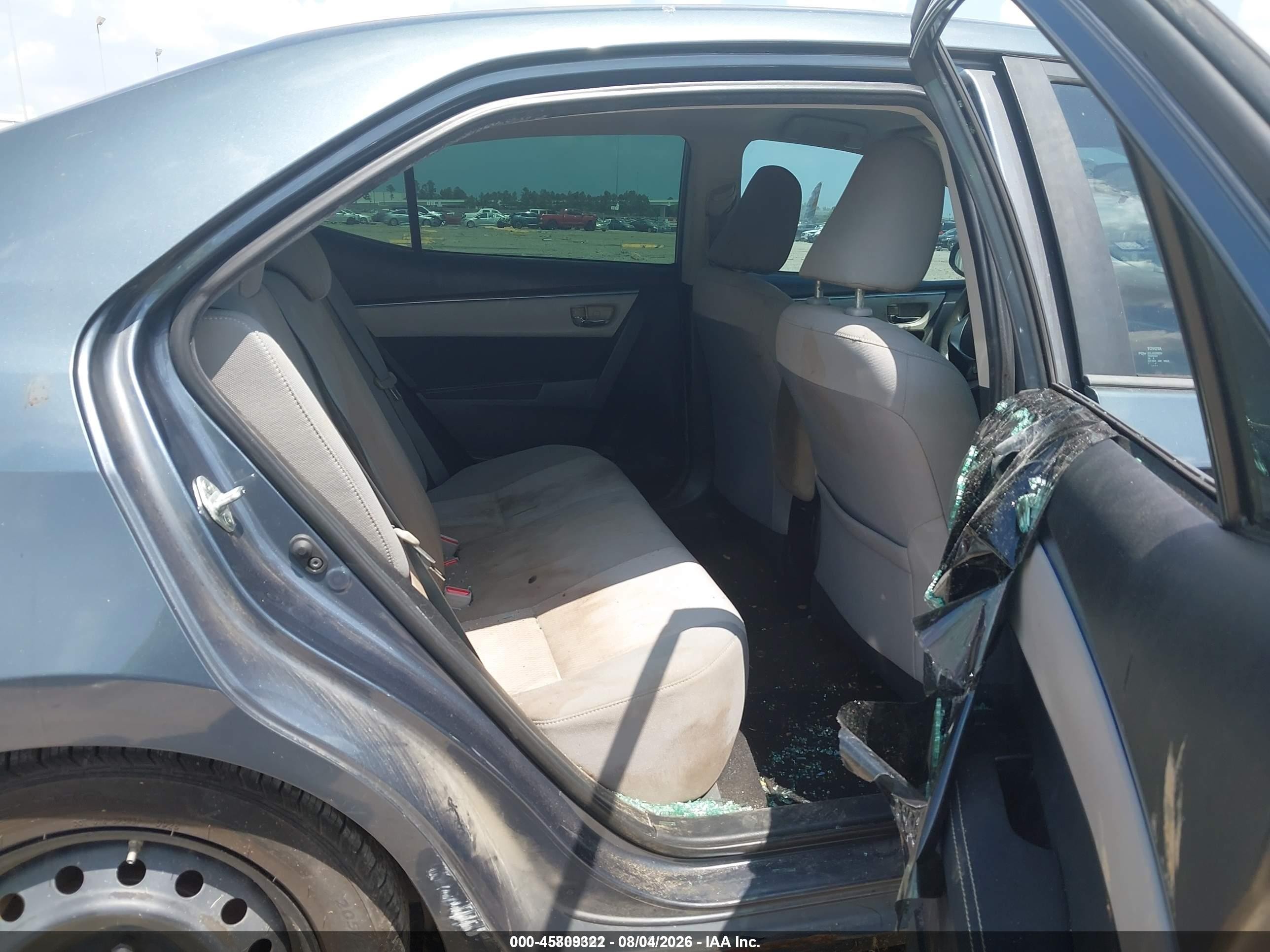 2014 Toyota Corolla Le Blue vin: 5YFBURHE4EP150403