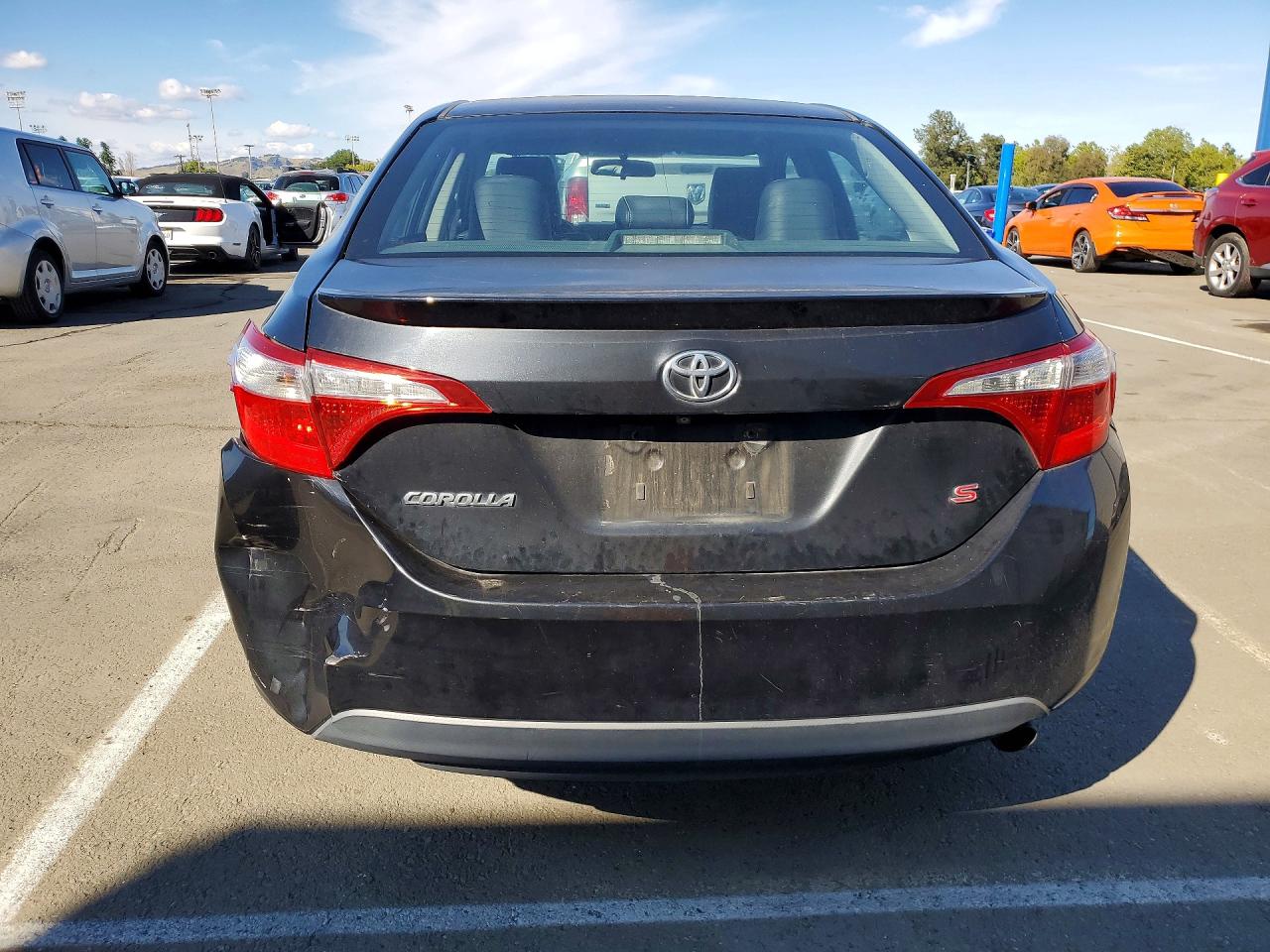 2014 Toyota Corolla S Plus Черный vin: 5YFBURHE4EP164415