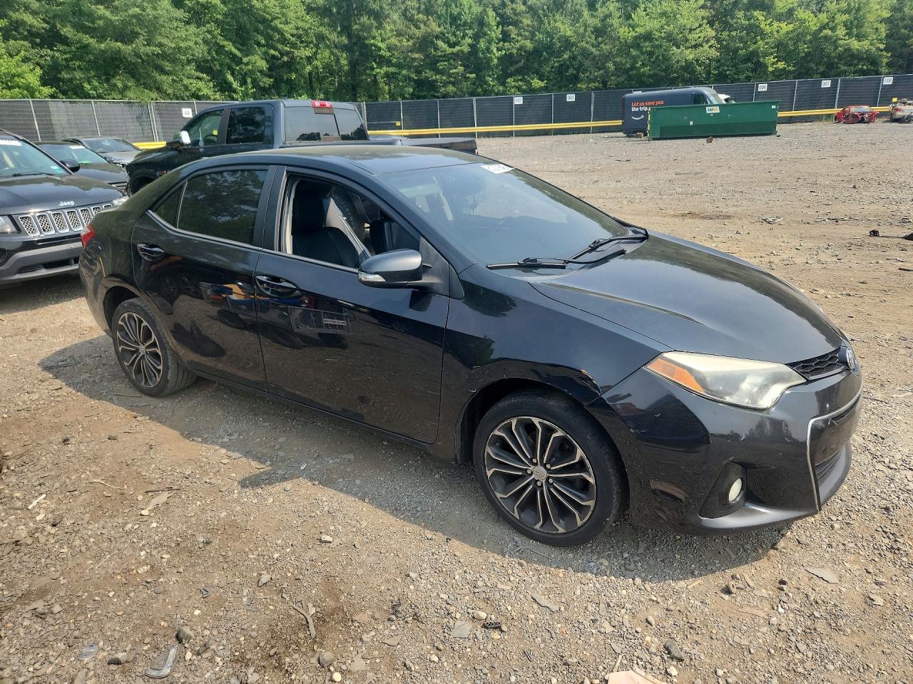 2014 Toyota Corolla S Plus Gray vin: 5YFBURHE4EP165192