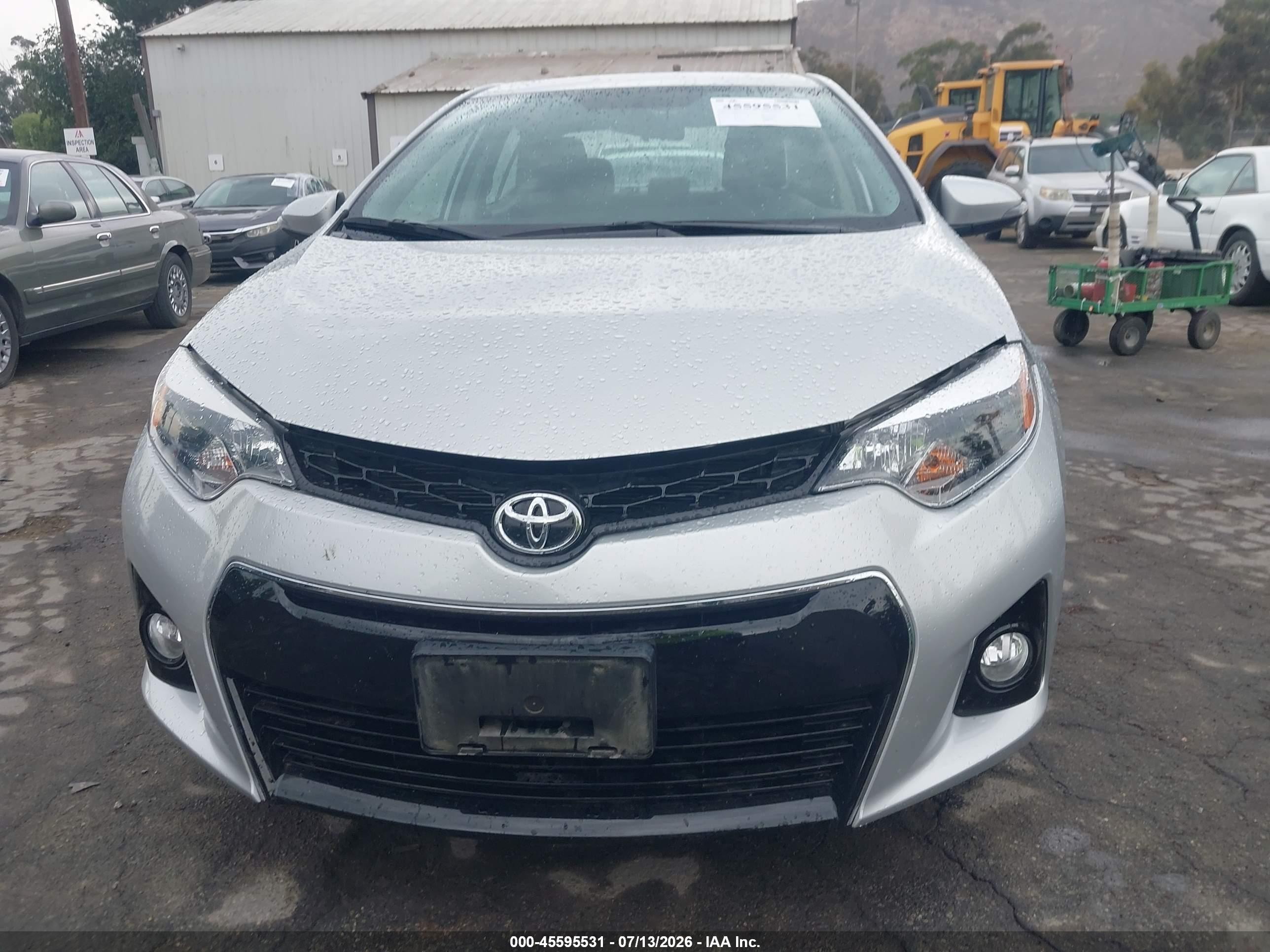 2014 Toyota Corolla S Premium Silver vin: 5YFBURHE4EP173518