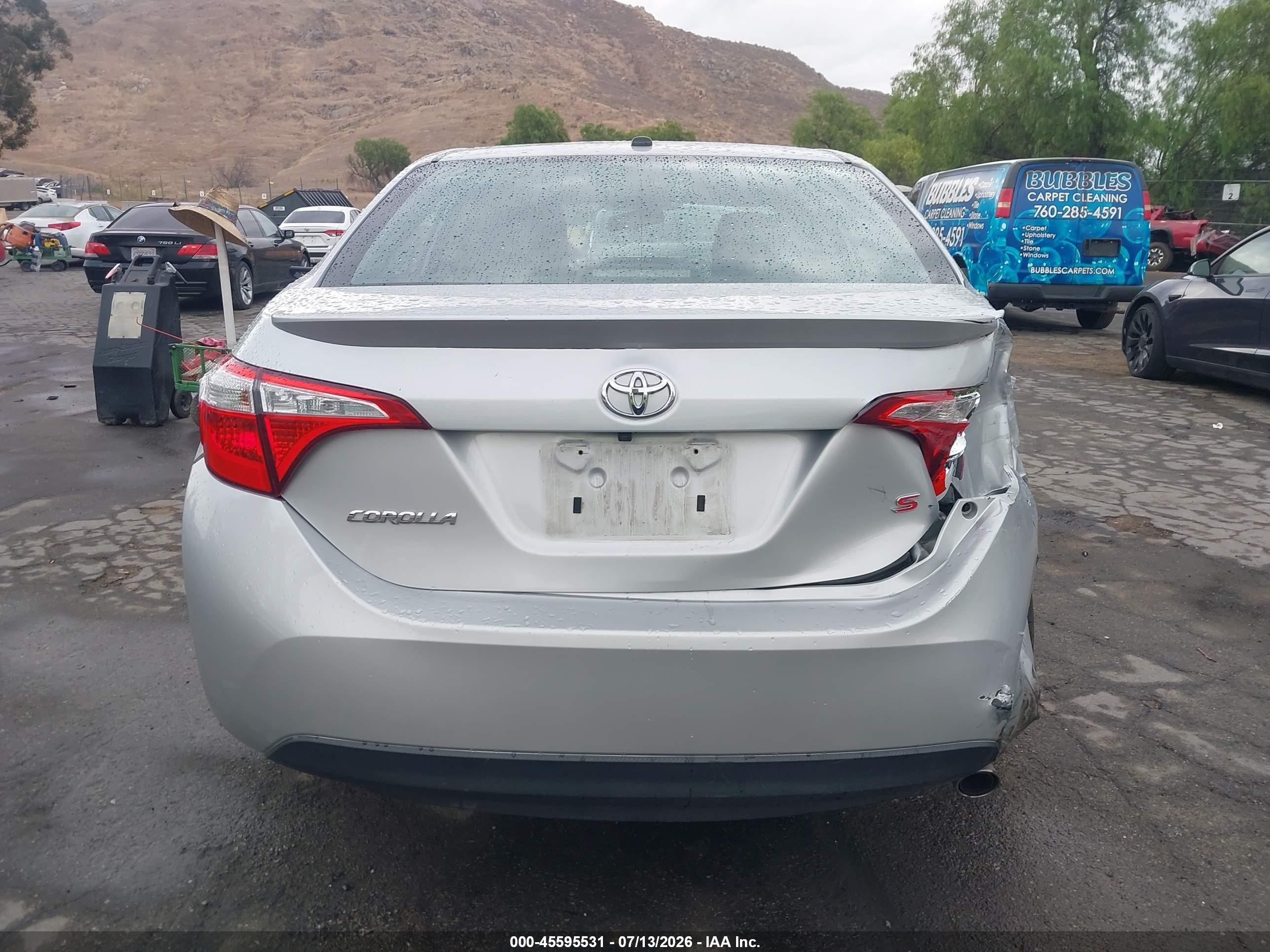 2014 Toyota Corolla S Premium Silver vin: 5YFBURHE4EP173518