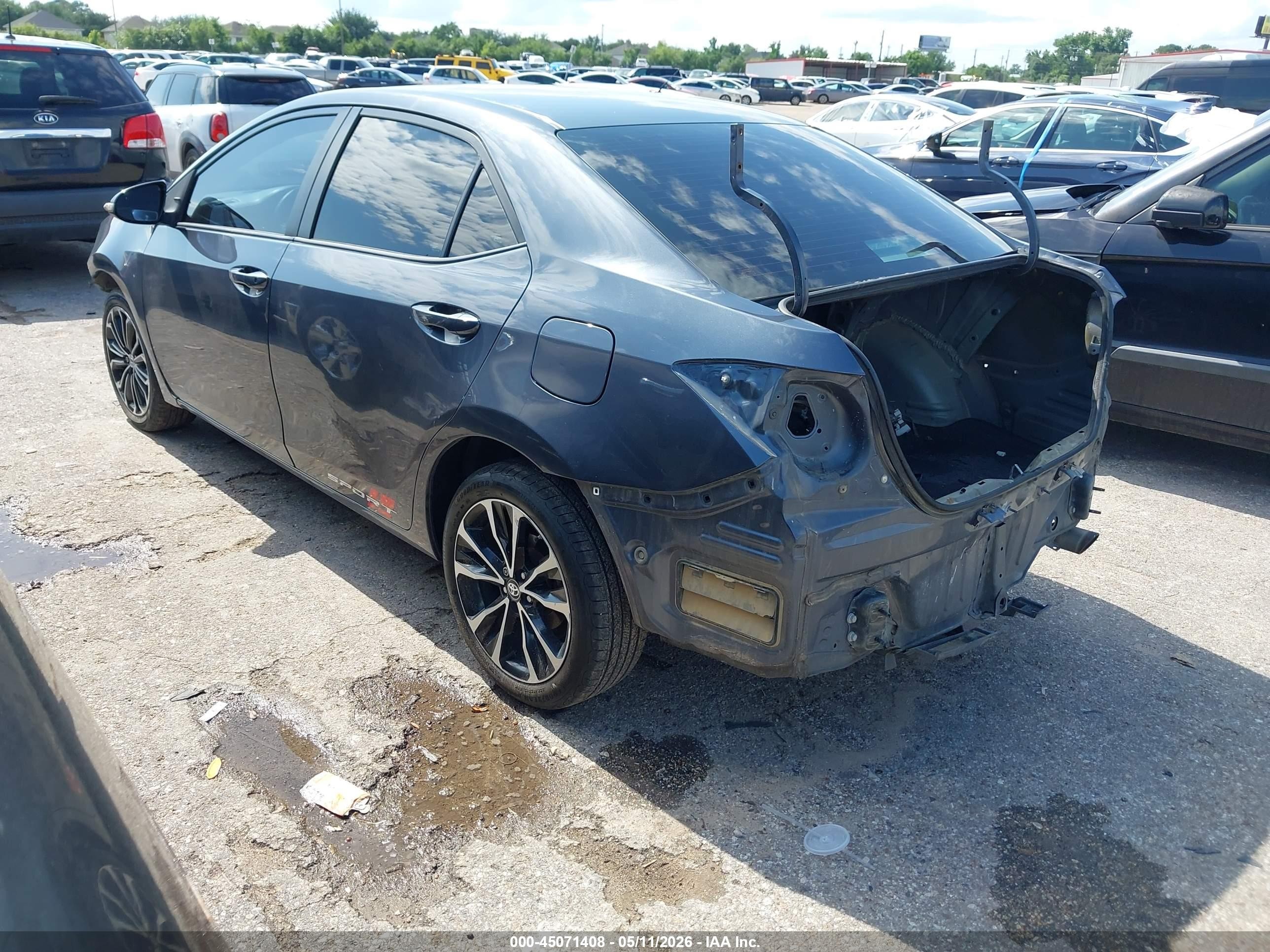 2014 Toyota Corolla S Plus Синий vin: 5YFBURHE4EP174829