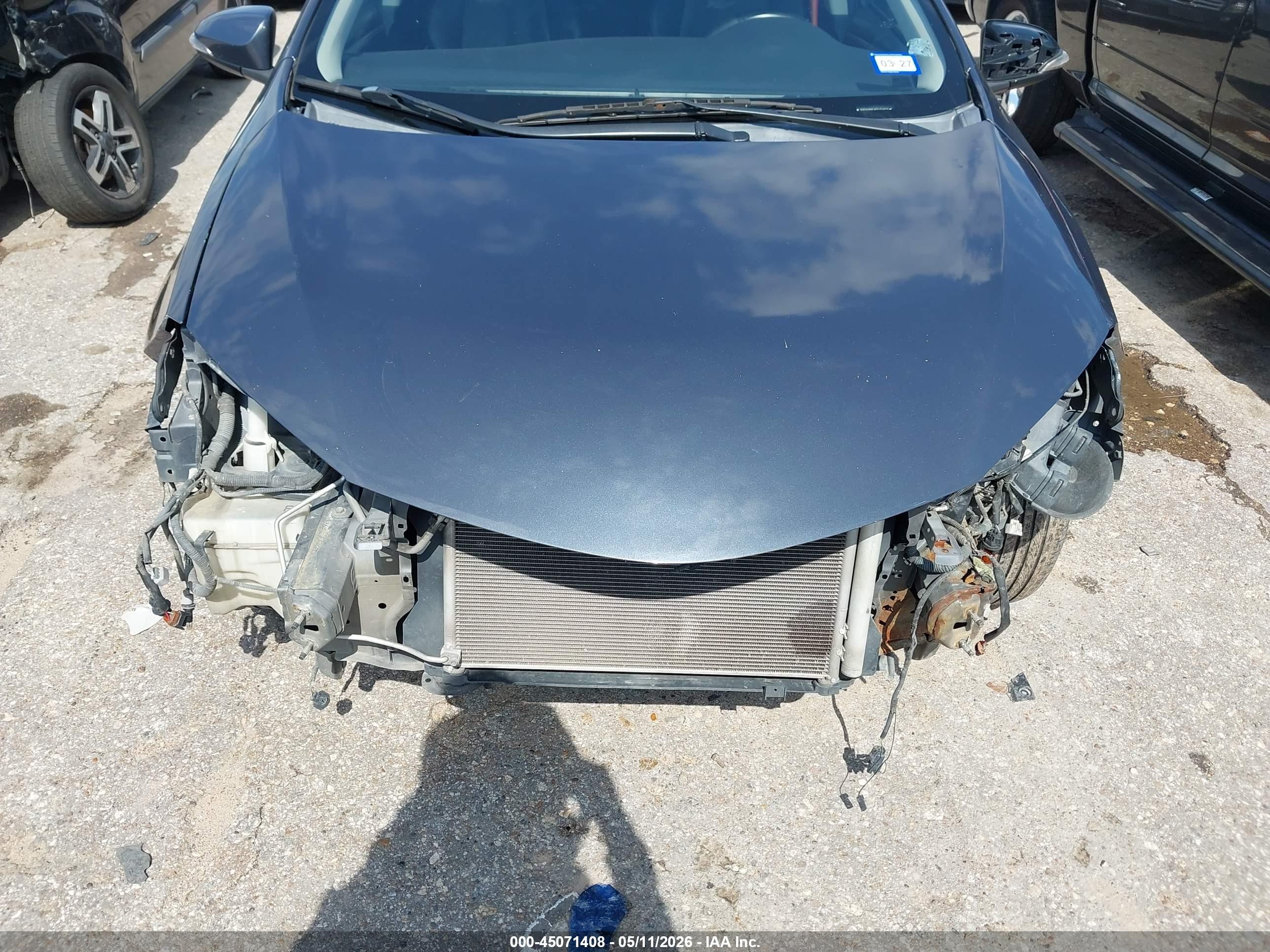 2014 Toyota Corolla S Plus Синий vin: 5YFBURHE4EP174829