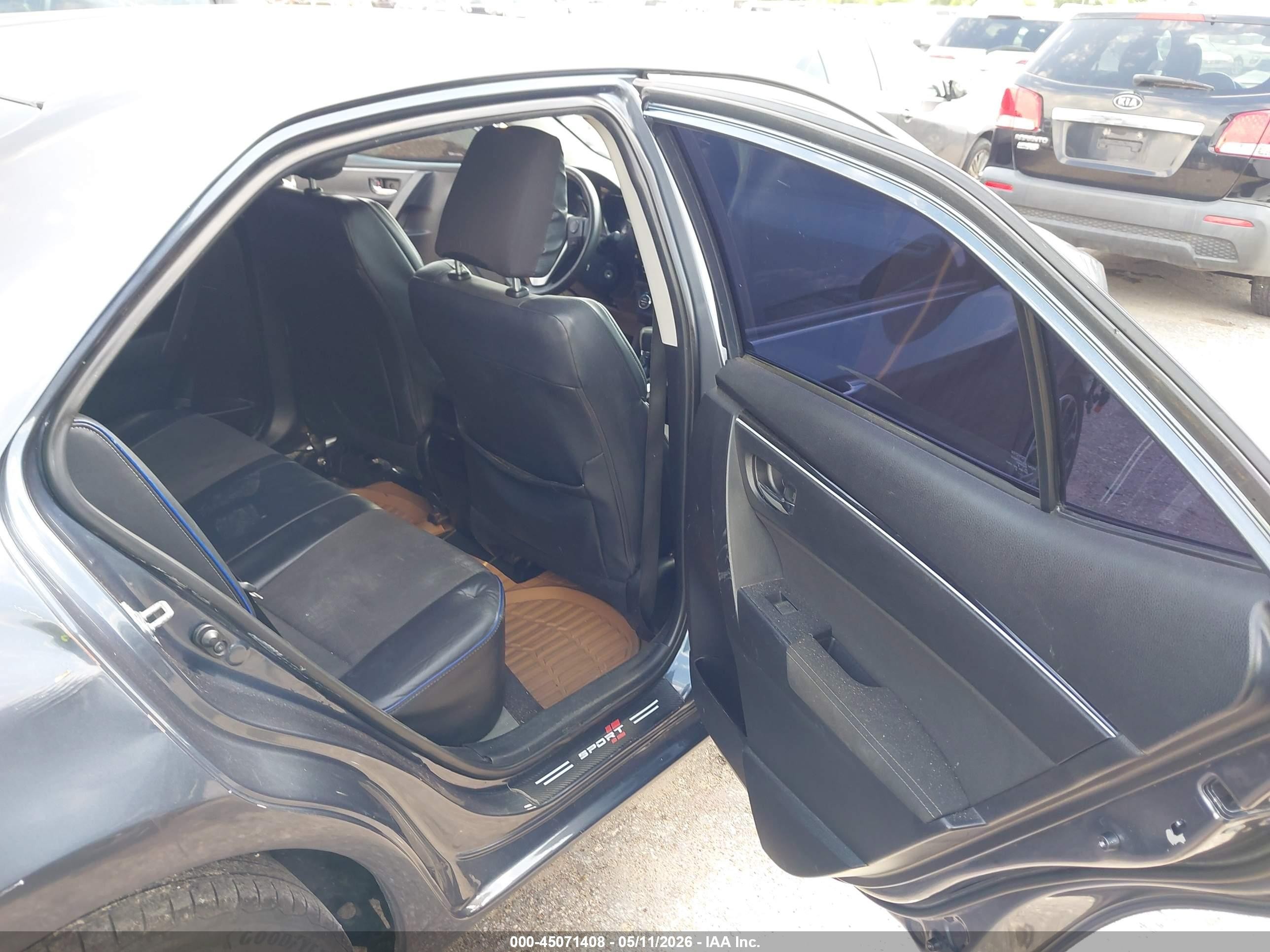 2014 Toyota Corolla S Plus Синий vin: 5YFBURHE4EP174829