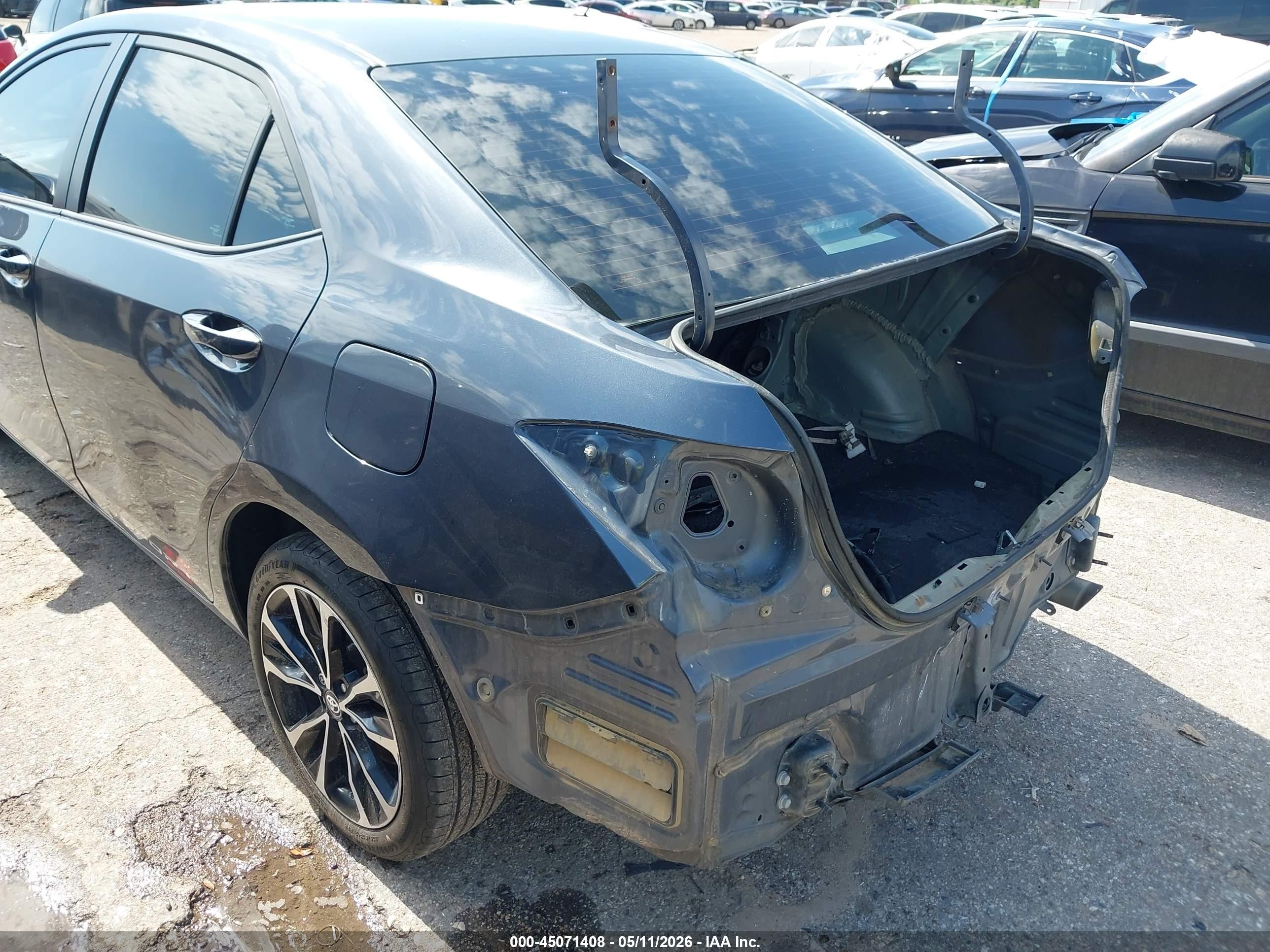 2014 Toyota Corolla S Plus Синий vin: 5YFBURHE4EP174829