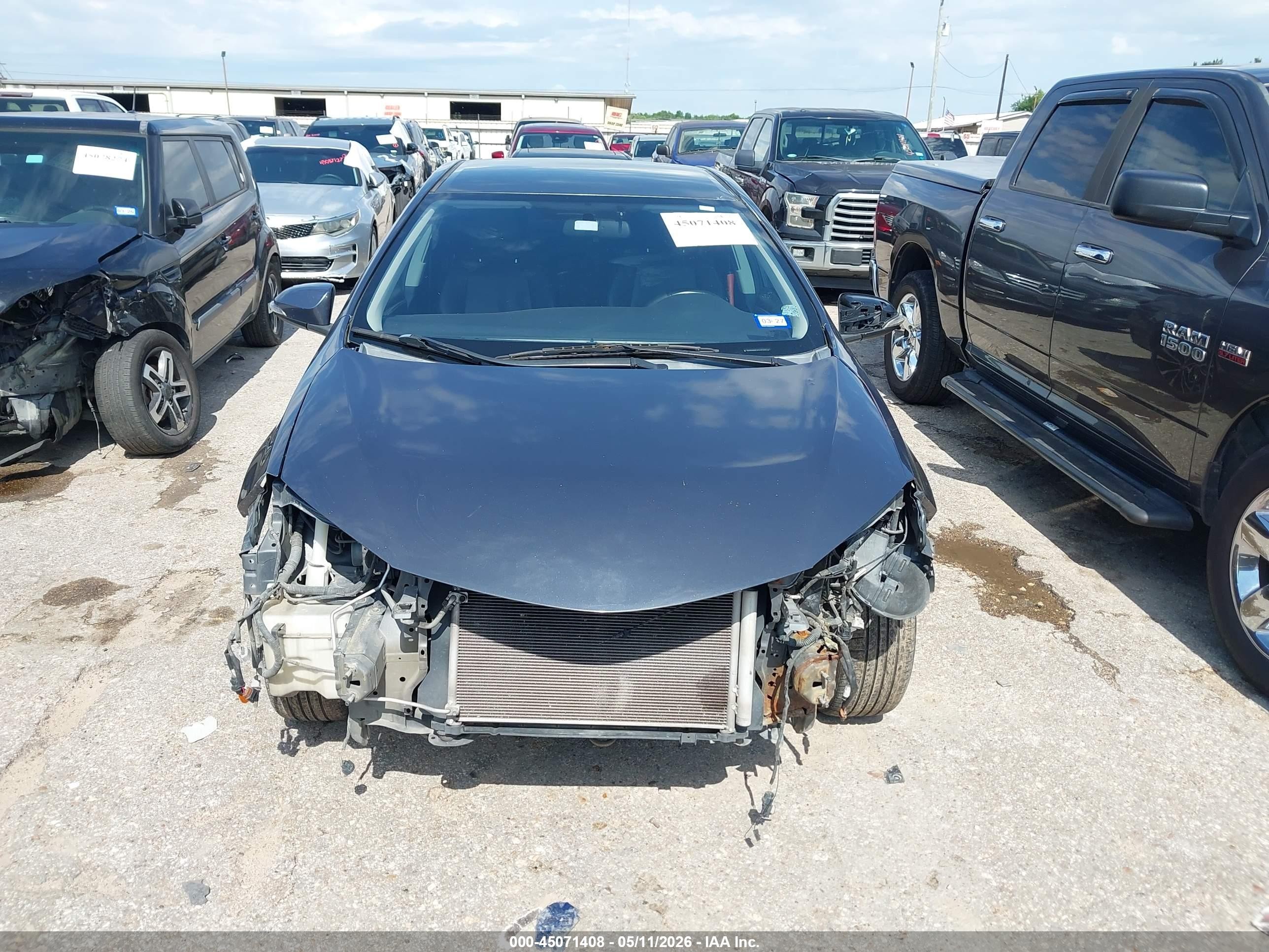 2014 Toyota Corolla S Plus Синий vin: 5YFBURHE4EP174829