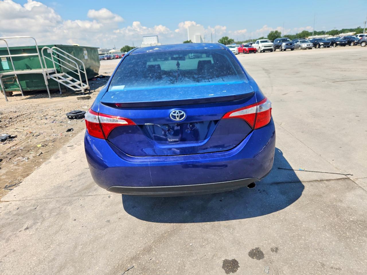 2014 Toyota Corolla S Plus Blue vin: 5YFBURHE4EP175835