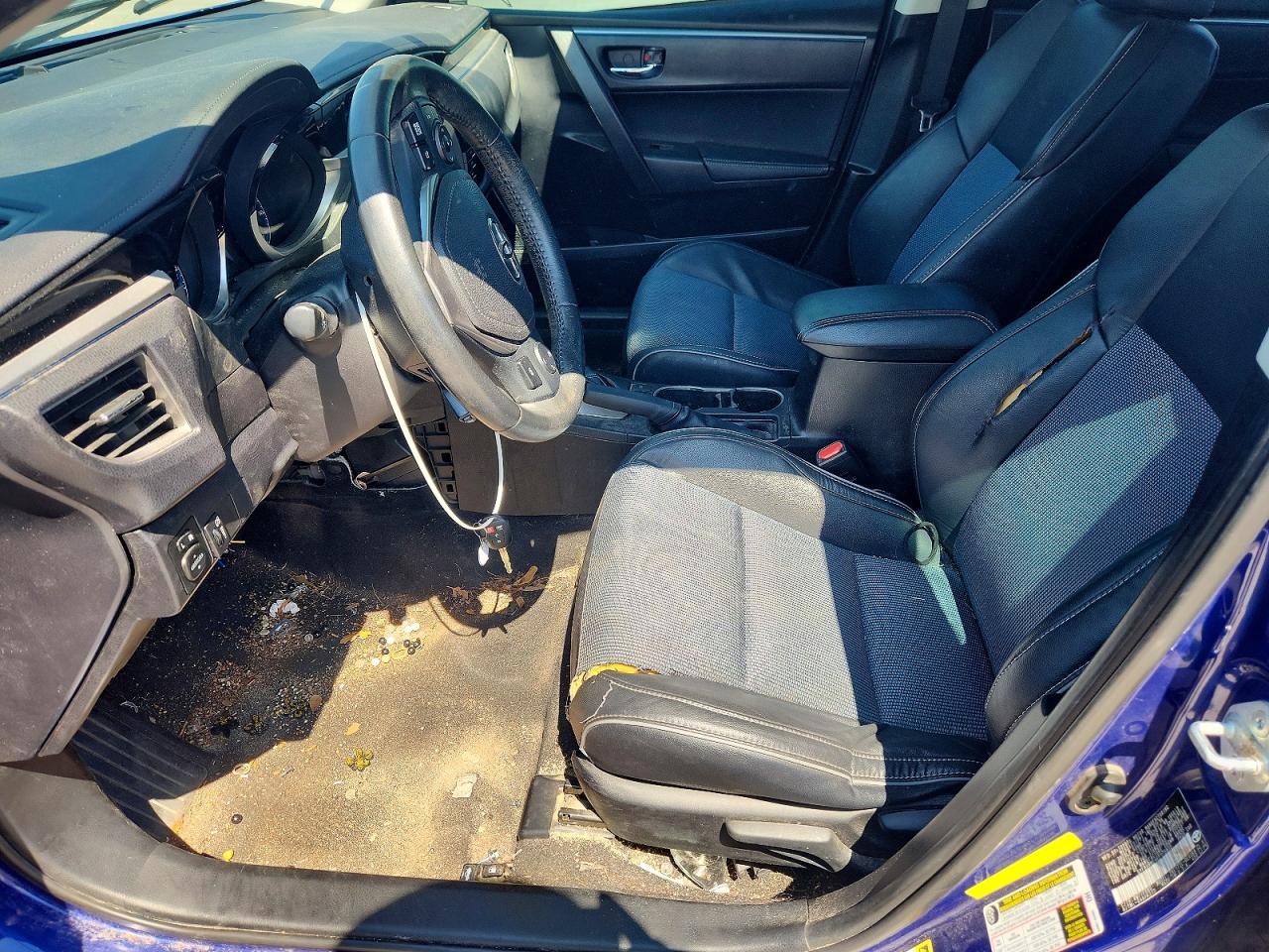 2014 Toyota Corolla S Plus Blue vin: 5YFBURHE4EP175835