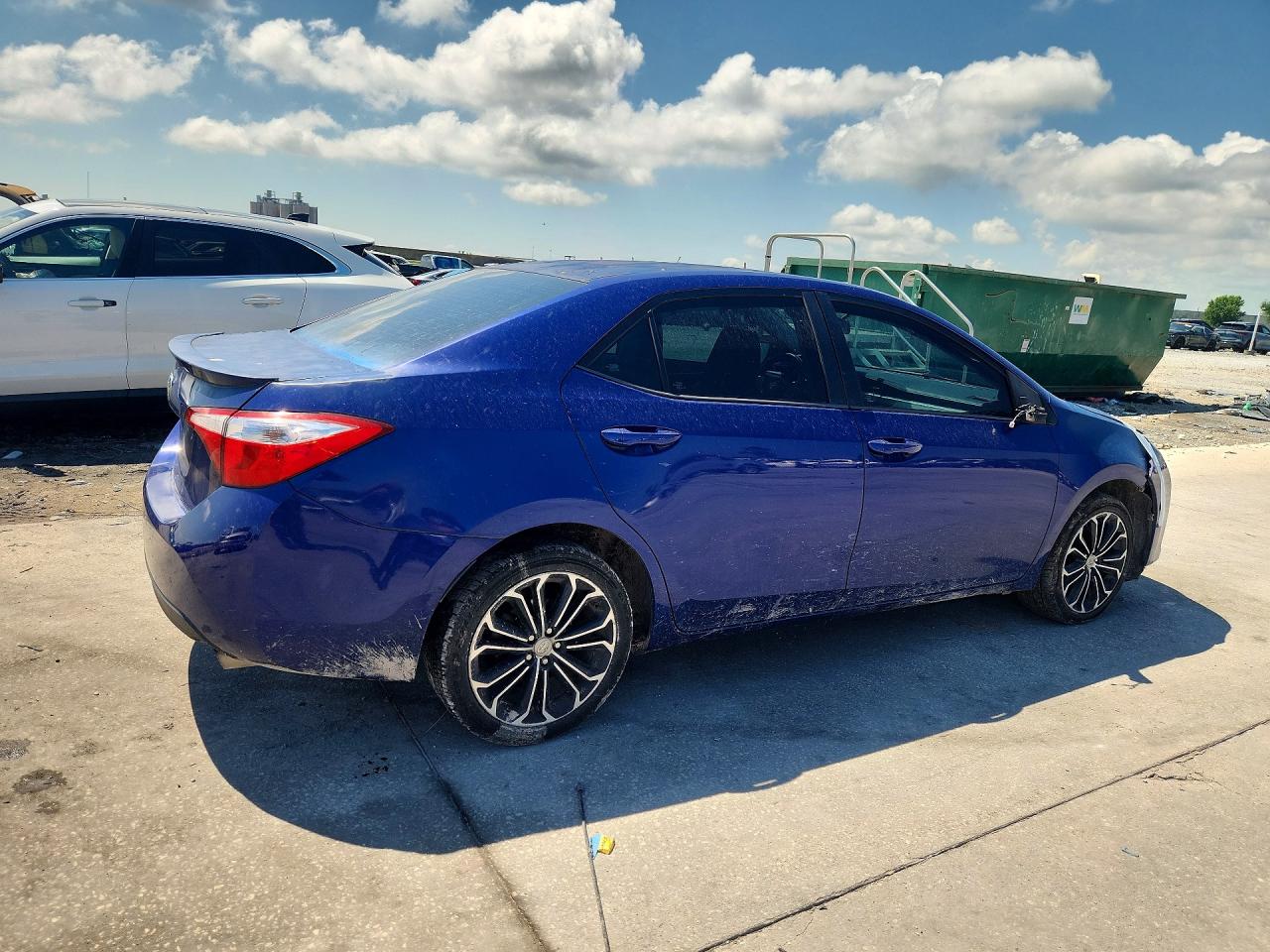 2014 Toyota Corolla S Plus Blue vin: 5YFBURHE4EP175835