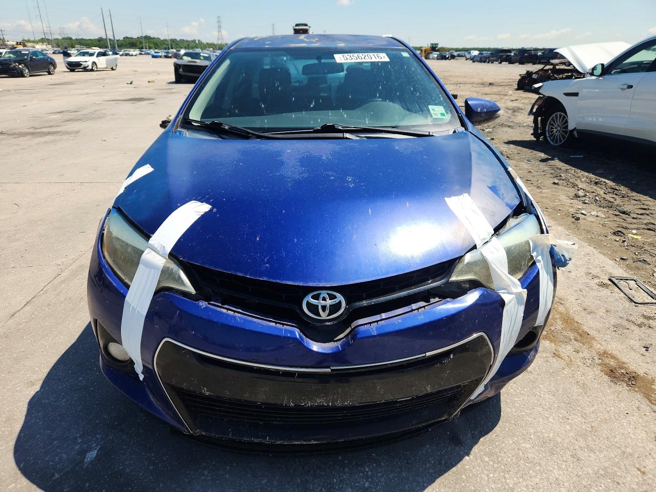 2014 Toyota Corolla S Plus Blue vin: 5YFBURHE4EP175835