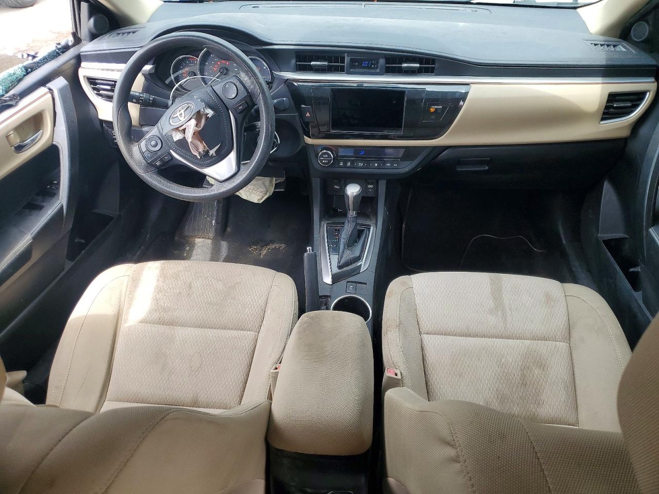 2015 Toyota Corolla Le Plus Black vin: 5YFBURHE4FP185217