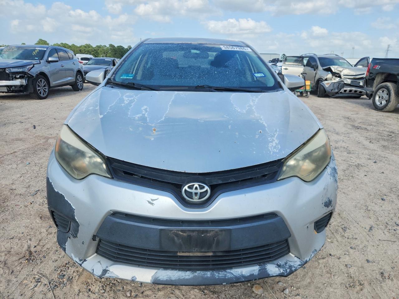 2015 Toyota Corolla L Silver vin: 5YFBURHE4FP249059