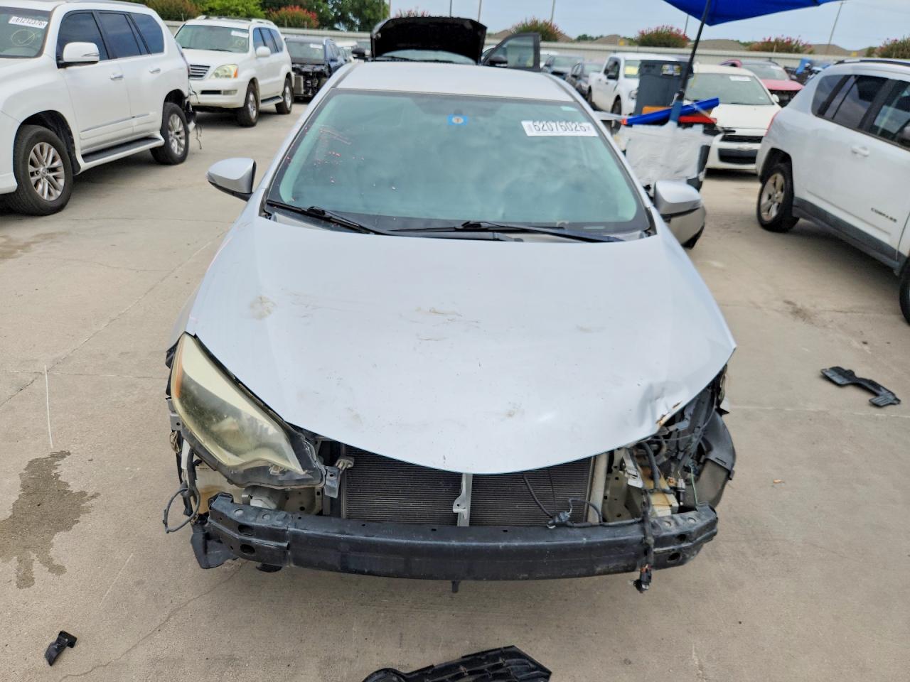 2015 Toyota Corolla S Silver vin: 5YFBURHE4FP257890