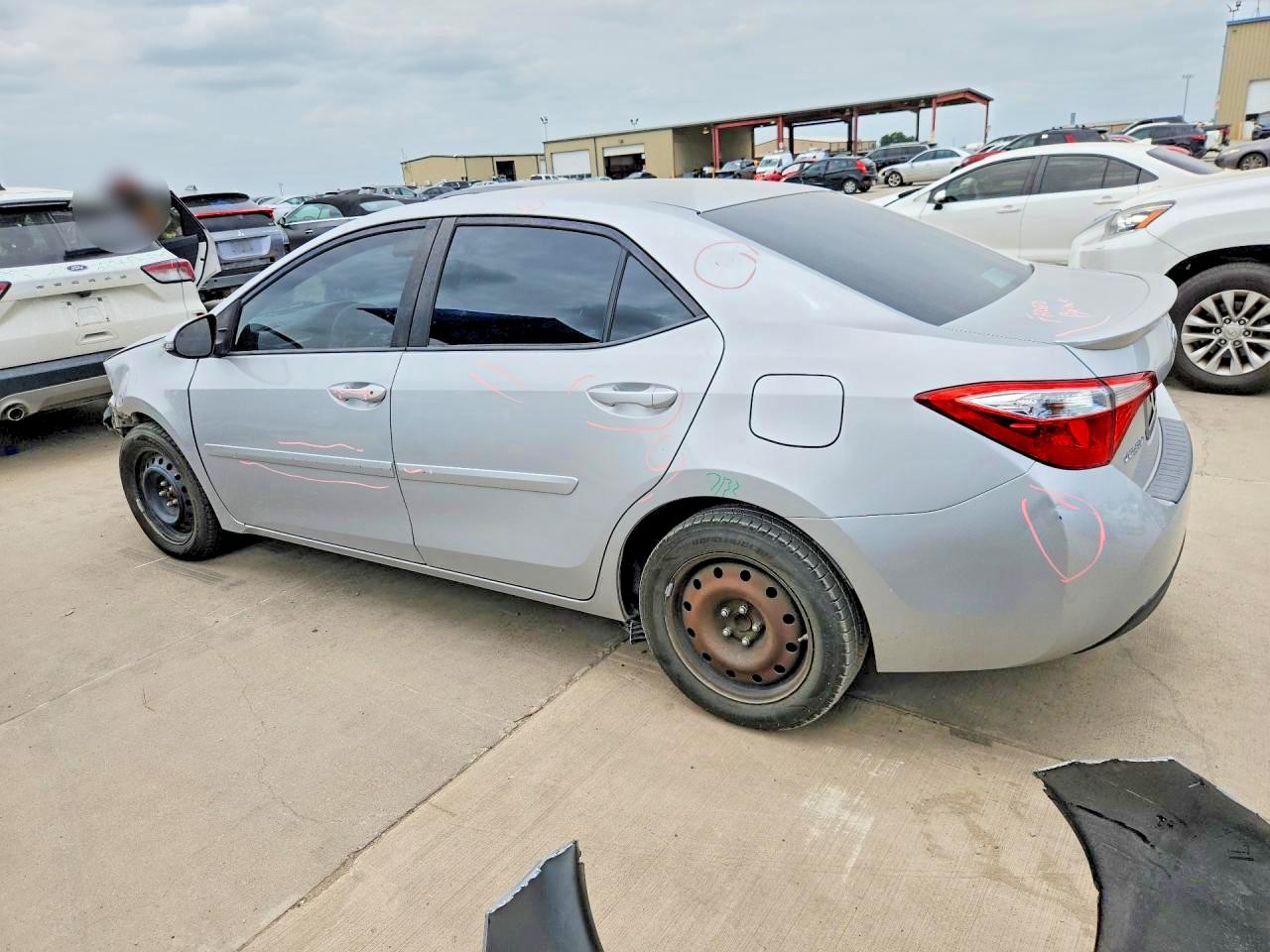 2015 Toyota Corolla S Silver vin: 5YFBURHE4FP257890