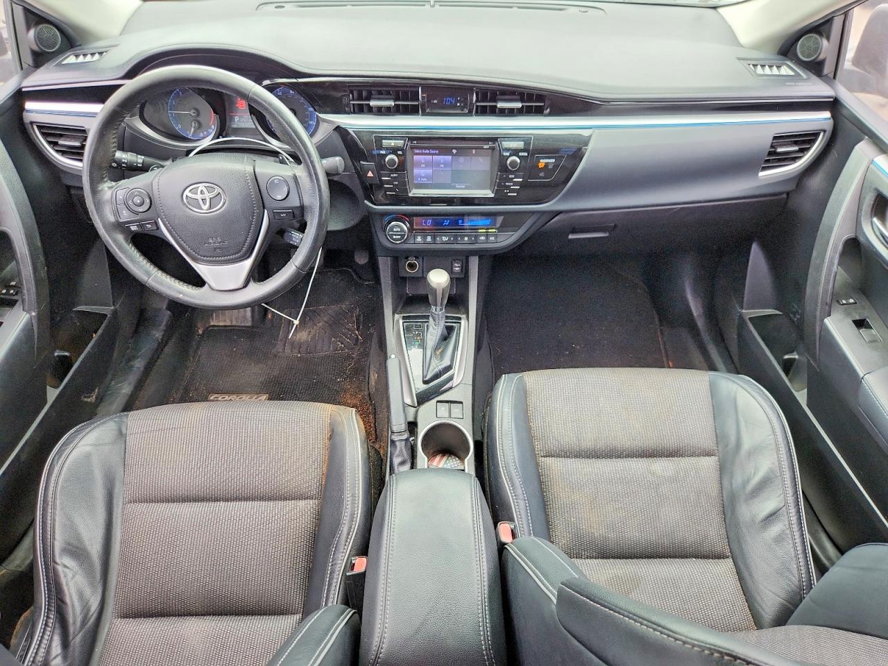 2015 Toyota Corolla S Silver vin: 5YFBURHE4FP257890