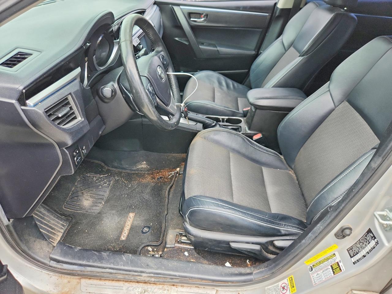 2015 Toyota Corolla S Silver vin: 5YFBURHE4FP257890