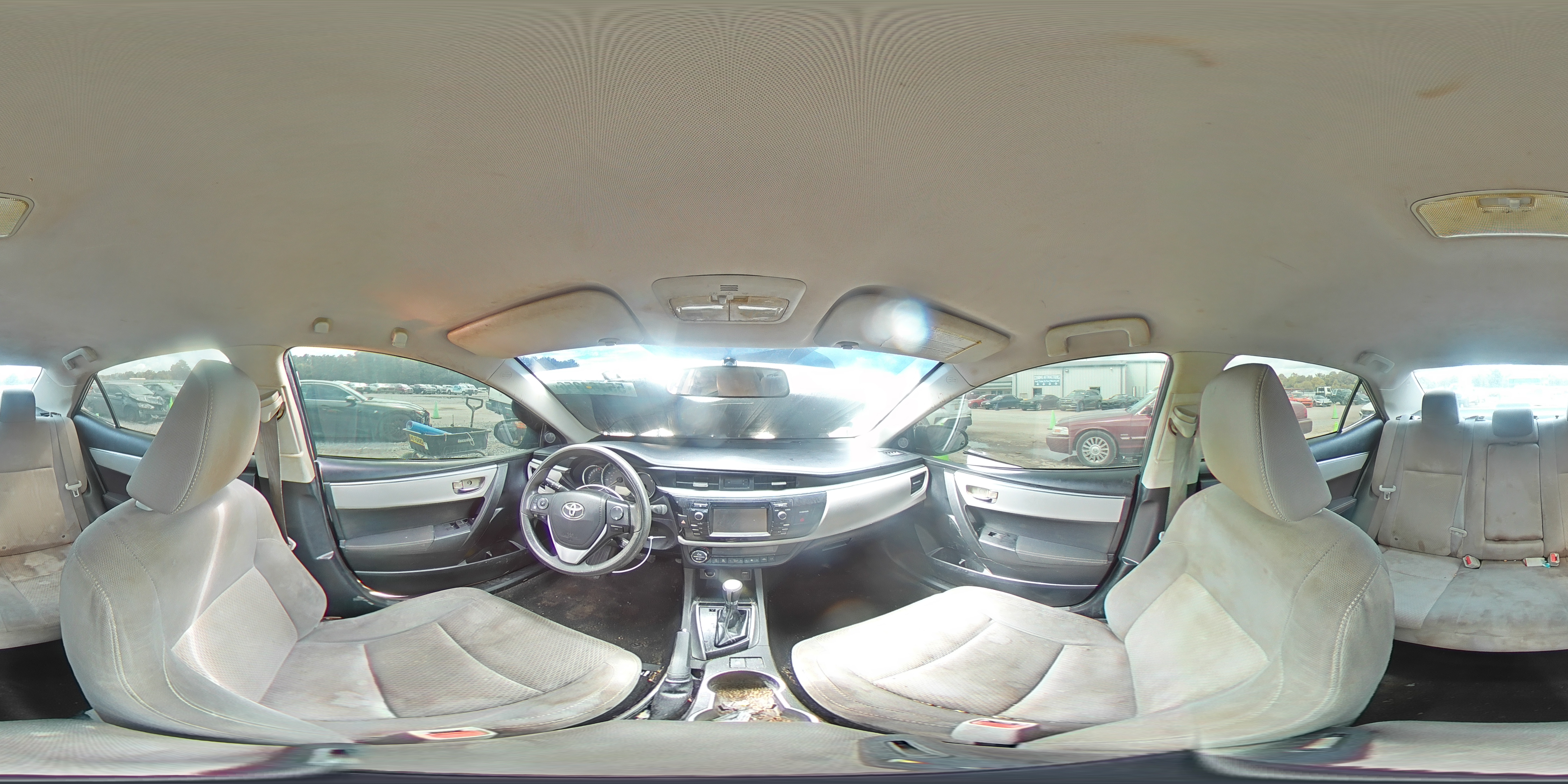 2015 Toyota Corolla Le Plus Blue vin: 5YFBURHE4FP259784