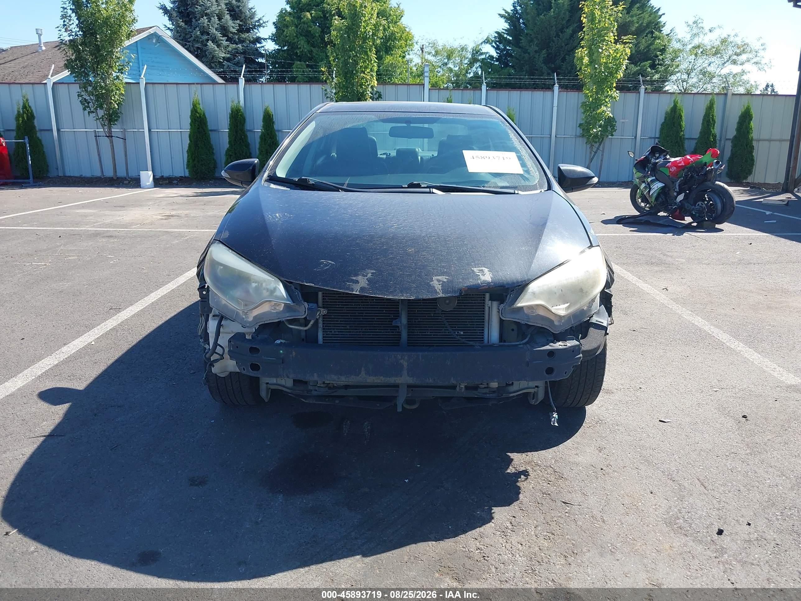 2015 Toyota Corolla S Plus Черный vin: 5YFBURHE4FP264385