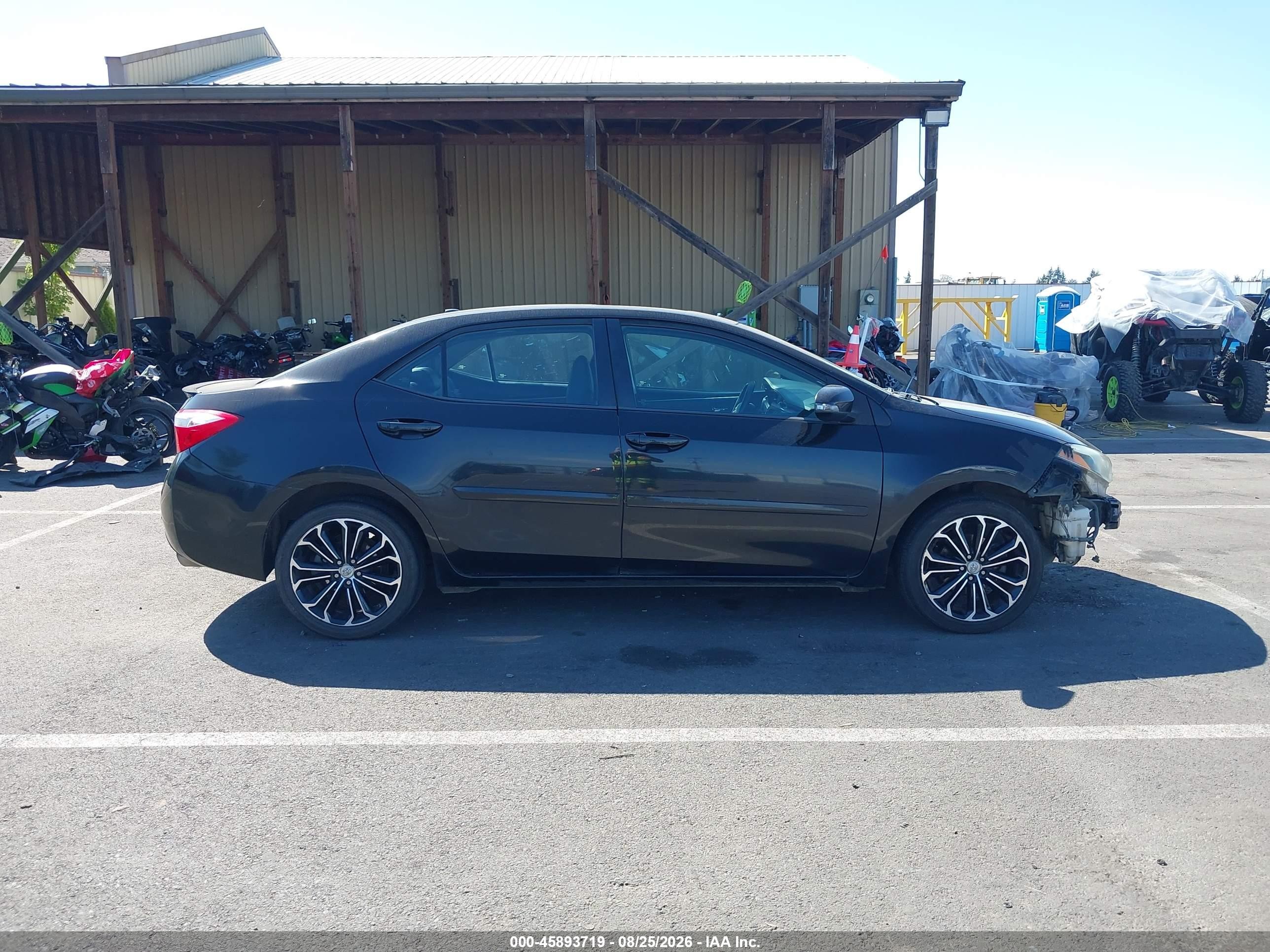 2015 Toyota Corolla S Plus Черный vin: 5YFBURHE4FP264385