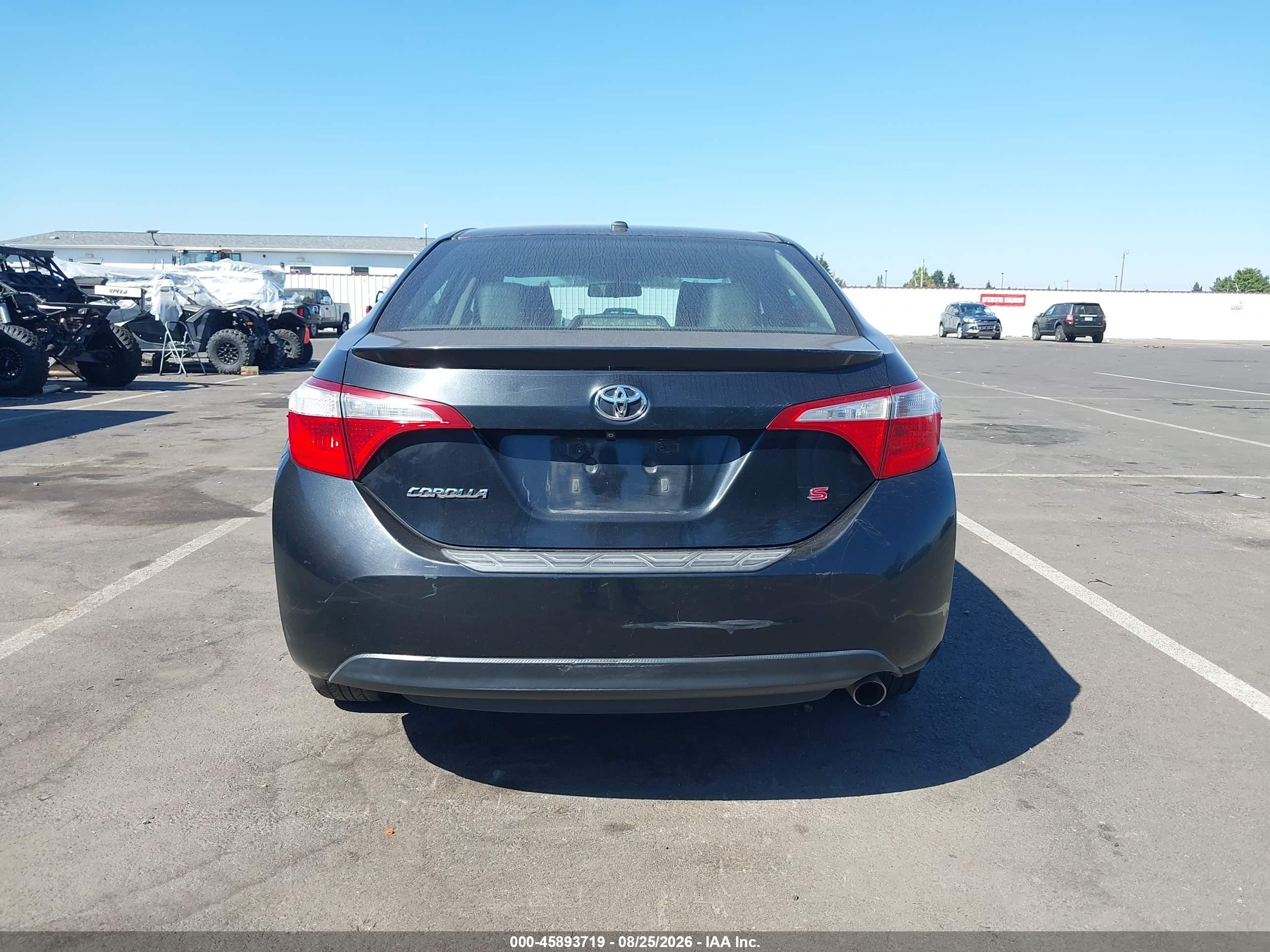 2015 Toyota Corolla S Plus Черный vin: 5YFBURHE4FP264385