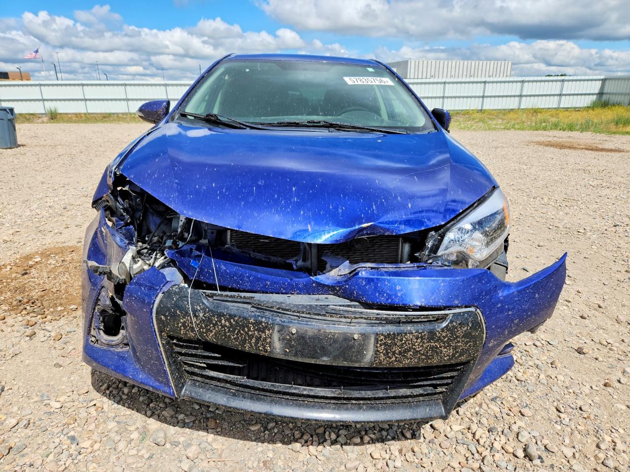 2015 Toyota Corolla S Premium Blue vin: 5YFBURHE4FP277590