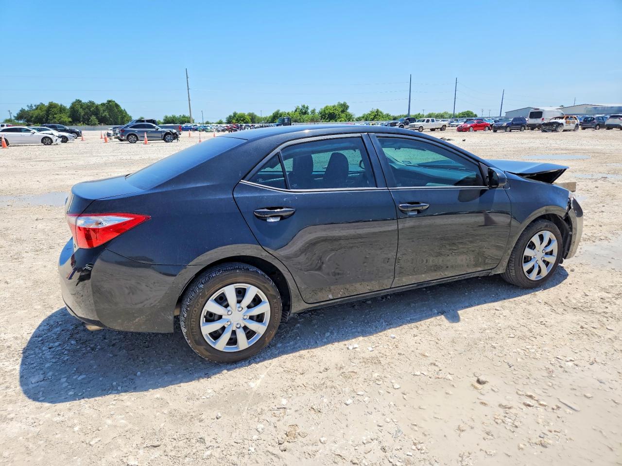 2015 Toyota Corolla Le Black vin: 5YFBURHE4FP278643