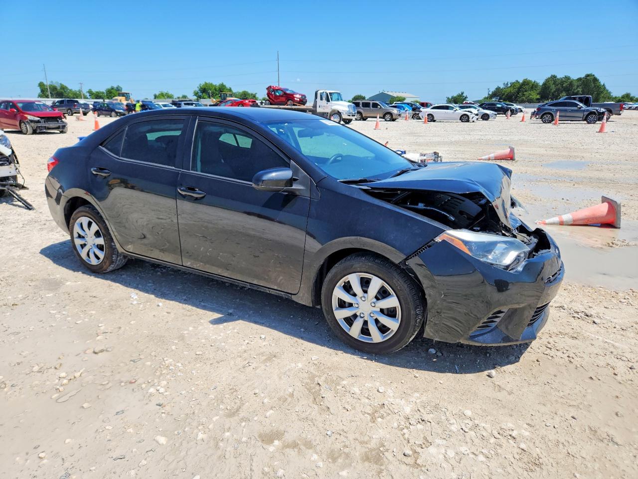 2015 Toyota Corolla Le Black vin: 5YFBURHE4FP278643