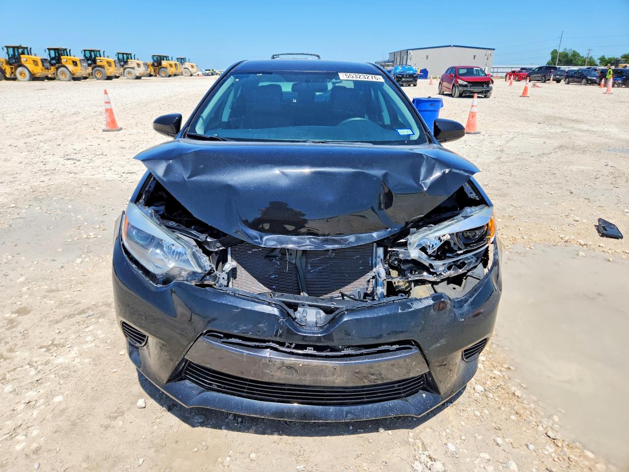 2015 Toyota Corolla Le Black vin: 5YFBURHE4FP278643