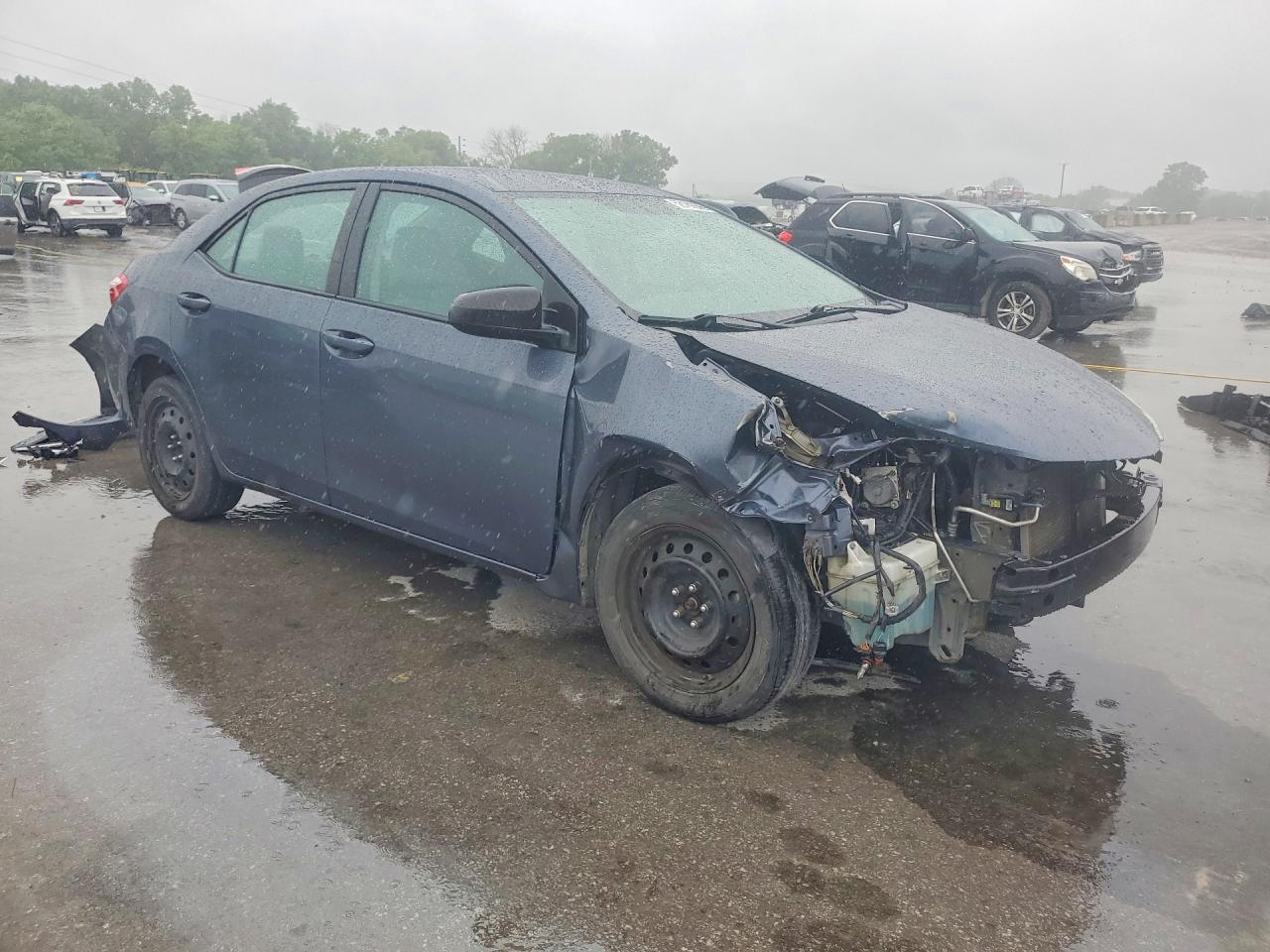 2015 Toyota Corolla Le Blue vin: 5YFBURHE4FP278755