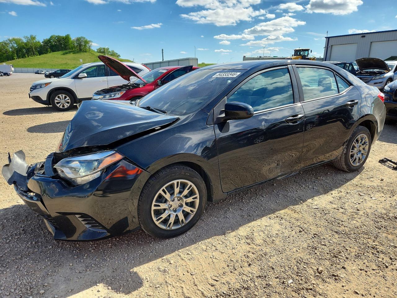 2015 Toyota Corolla Le Black vin: 5YFBURHE4FP279534
