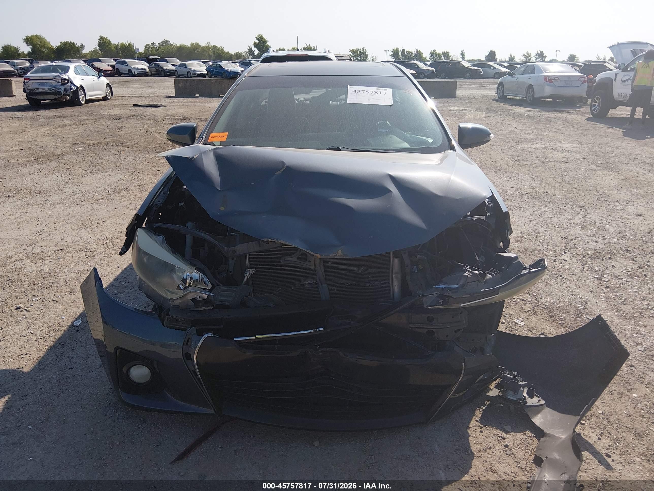 2015 Toyota Corolla S Plus Blue vin: 5YFBURHE4FP286841