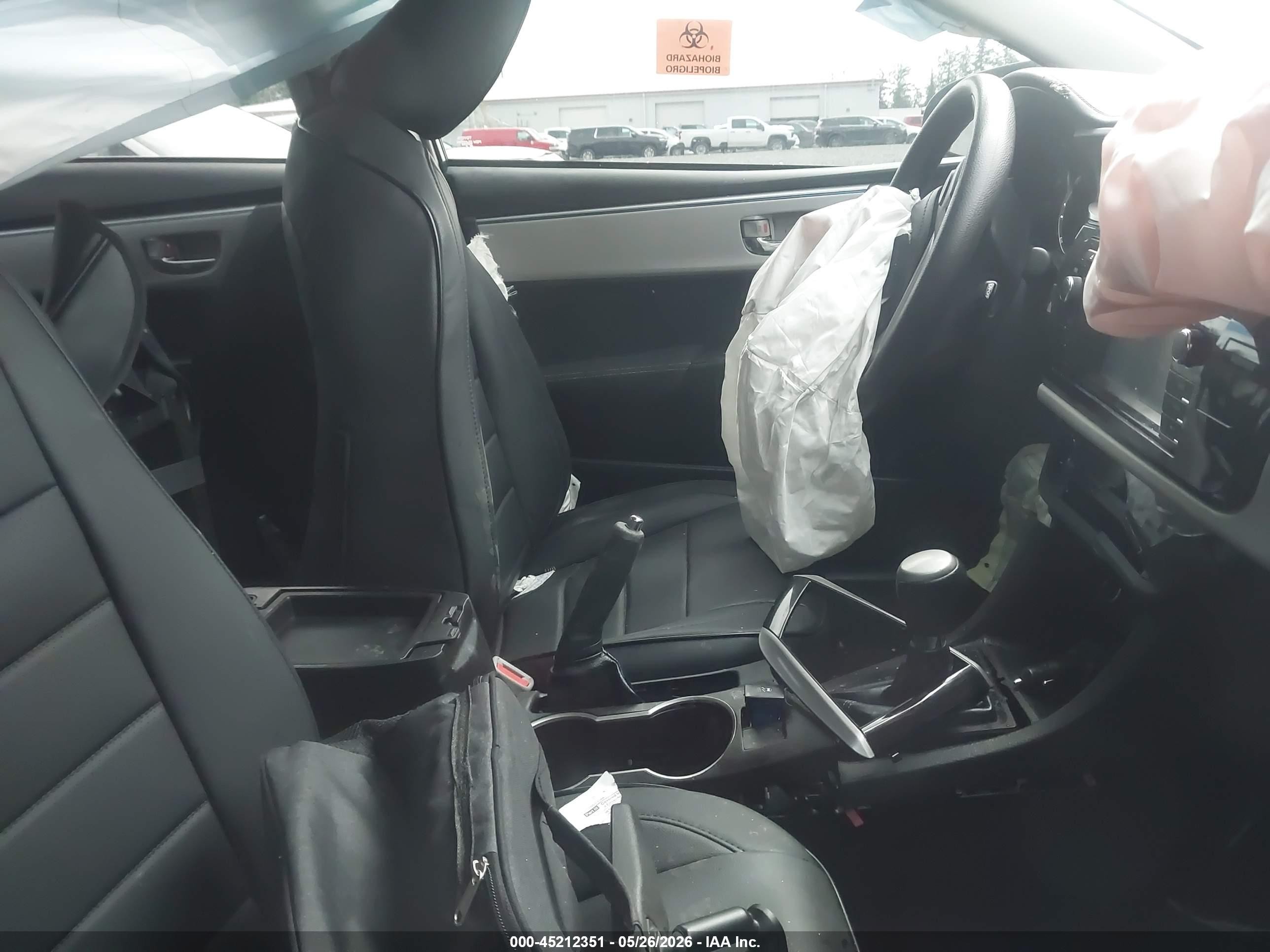2015 Toyota Corolla Le Gray vin: 5YFBURHE4FP304884