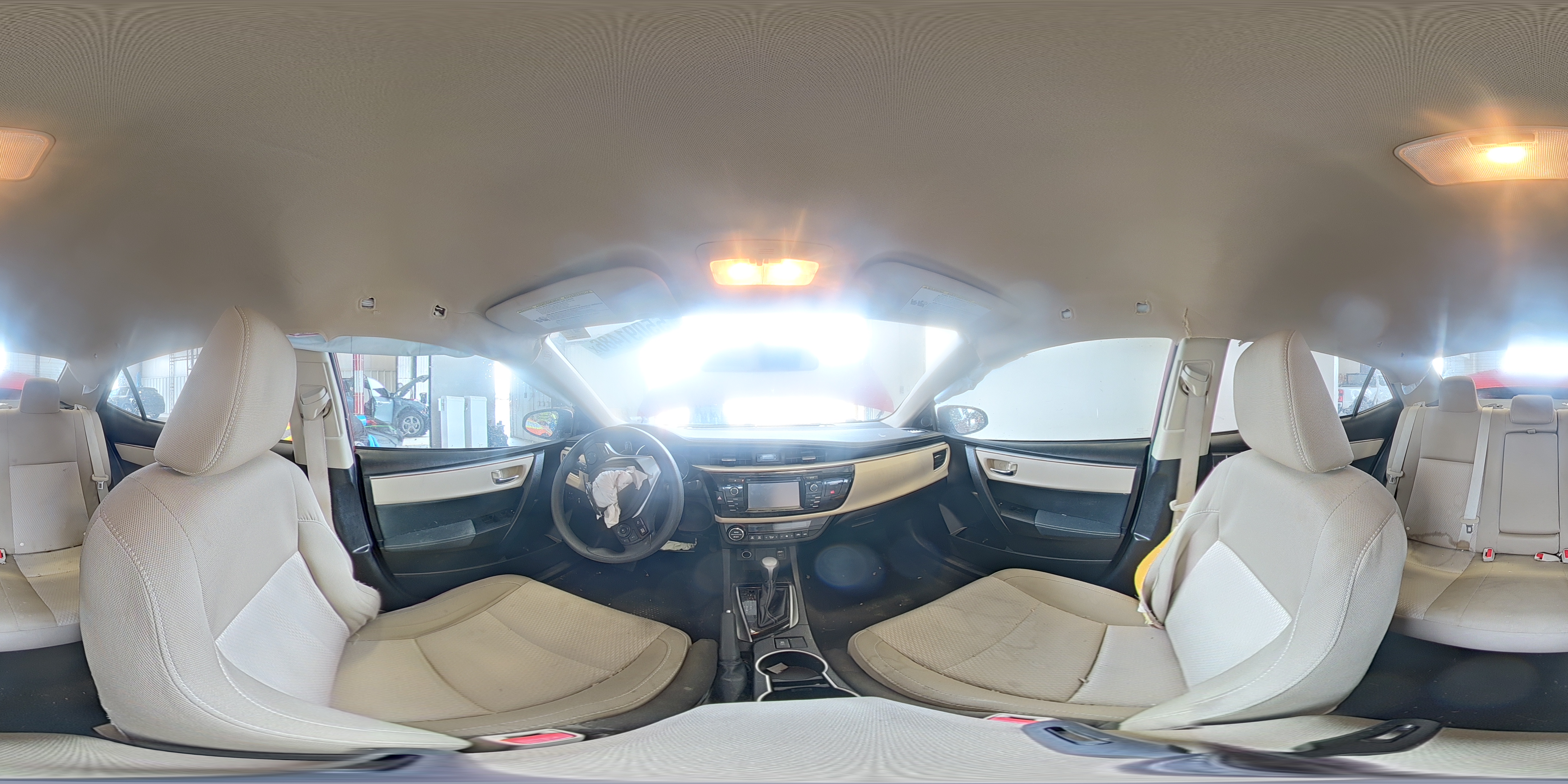 2015 Toyota Corolla Le Красный vin: 5YFBURHE4FP329767