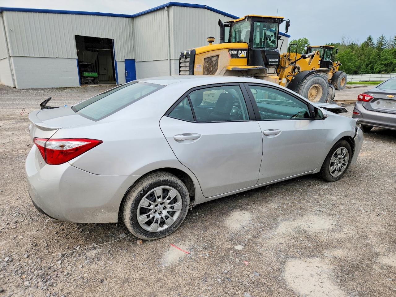 2015 Toyota Corolla S Silver vin: 5YFBURHE4FP334029