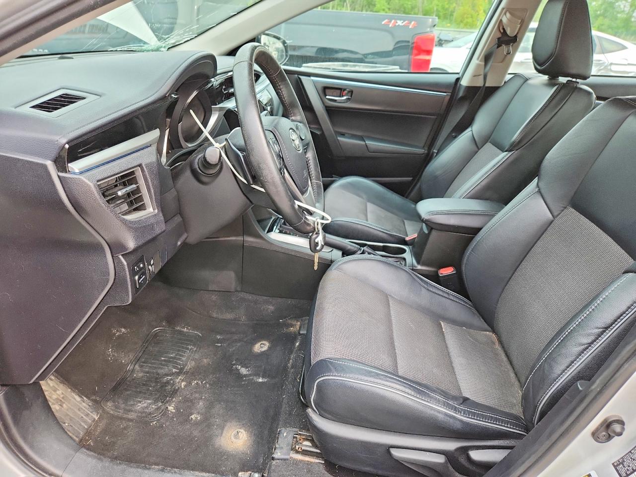 2015 Toyota Corolla S Silver vin: 5YFBURHE4FP334029