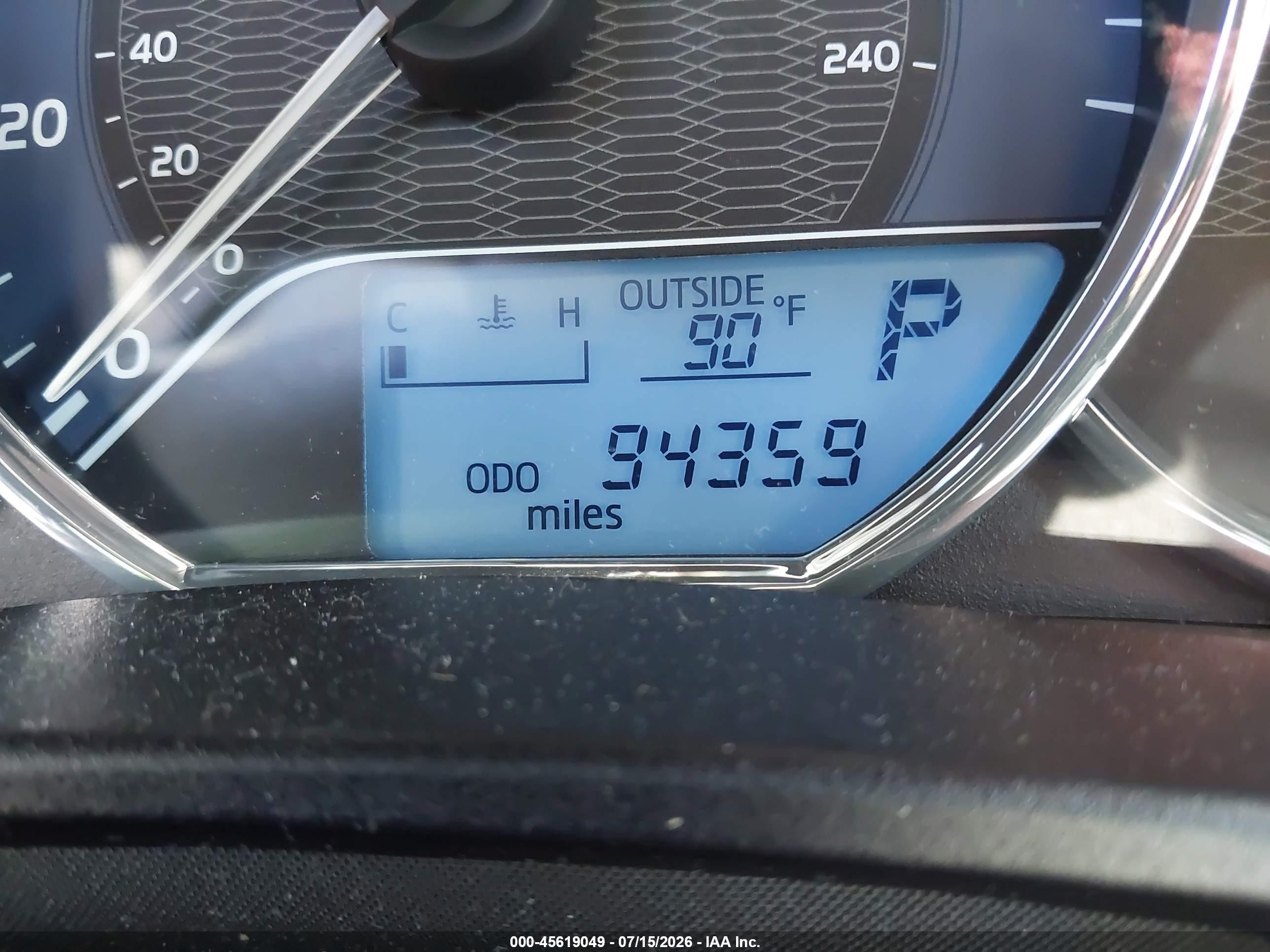2015 Toyota Corolla Le Blue vin: 5YFBURHE4FP344950