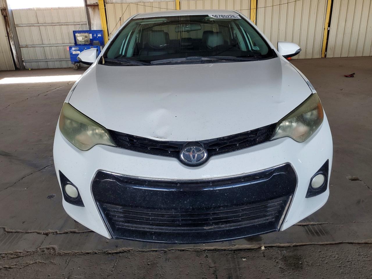 2015 Toyota Corolla S Plus White vin: 5YFBURHE4FP350148