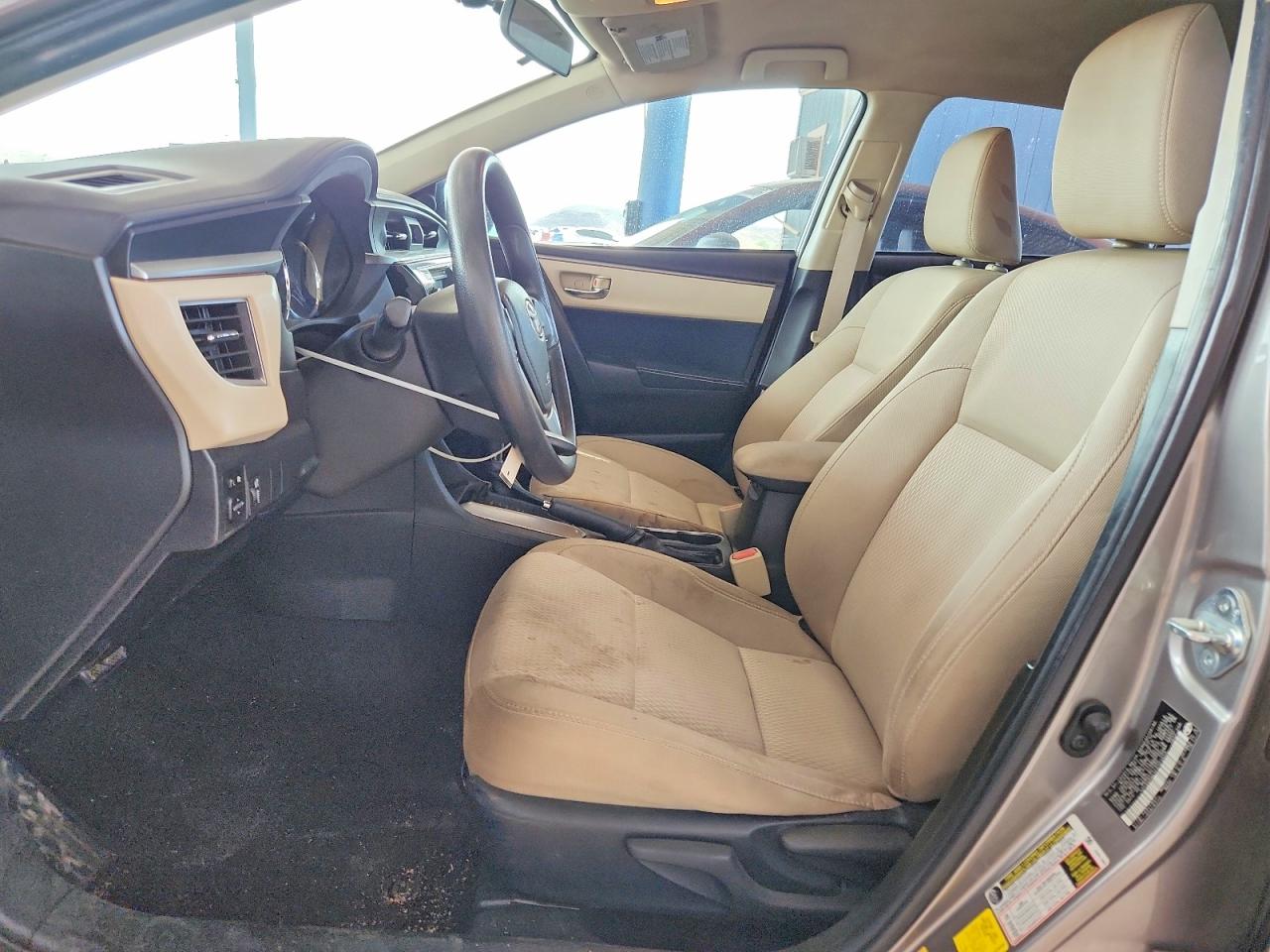2015 Toyota Corolla Le Gray vin: 5YFBURHE4FP353650