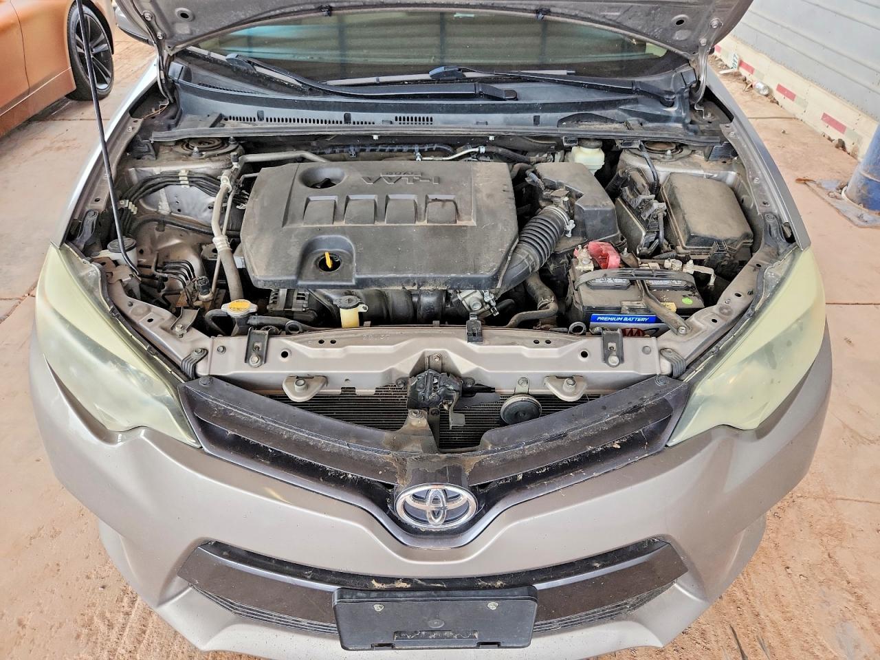 2015 Toyota Corolla Le Gray vin: 5YFBURHE4FP353650