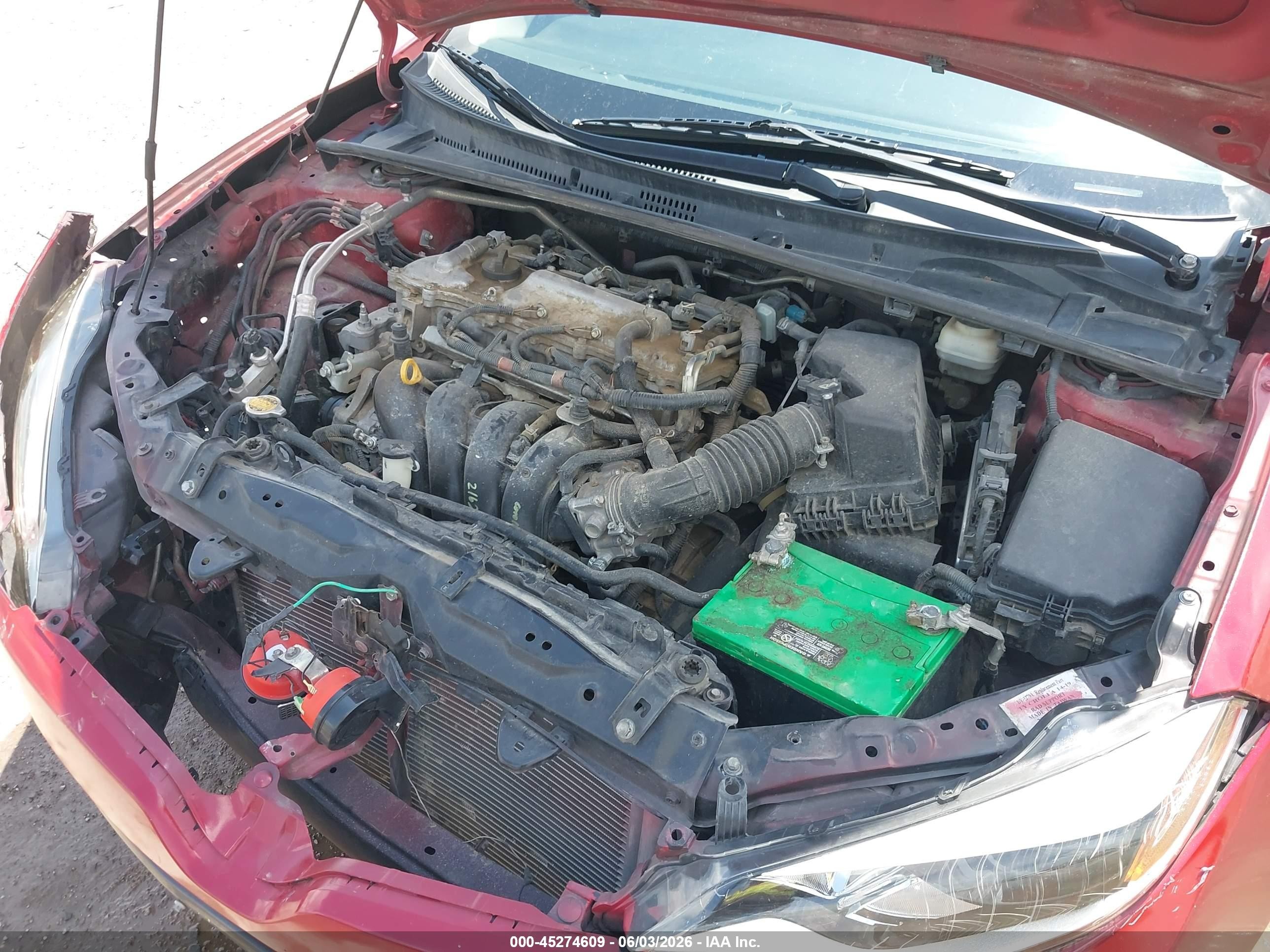2015 Toyota Corolla Le Red vin: 5YFBURHE4FP354457