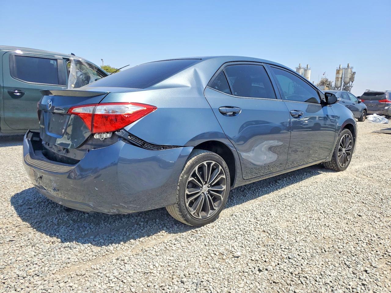 2015 Toyota Corolla S Plus Gray vin: 5YFBURHE4FP356256