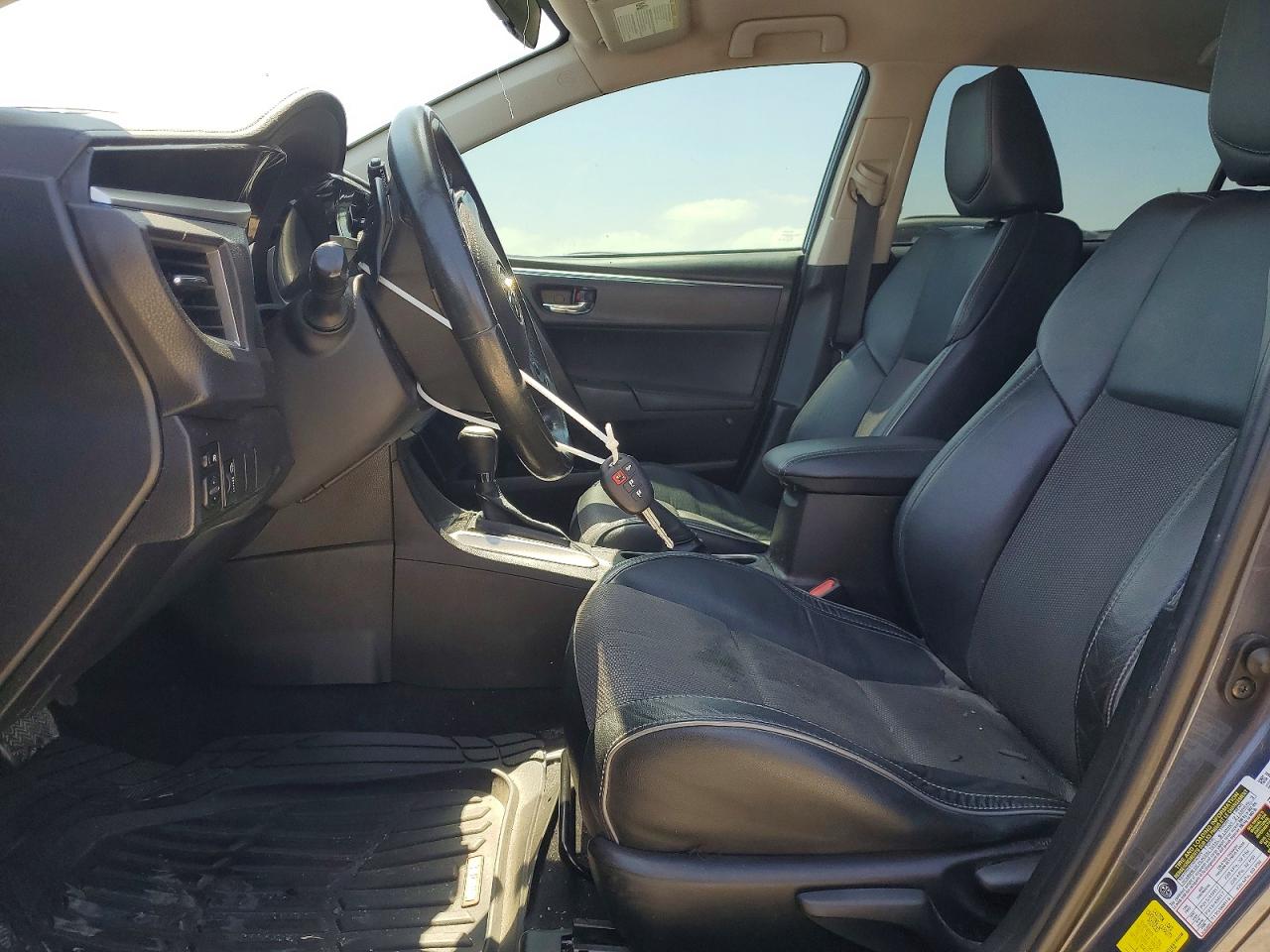 2015 Toyota Corolla S Plus Gray vin: 5YFBURHE4FP356256