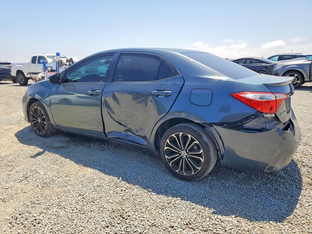 2015 Toyota Corolla S Plus Gray vin: 5YFBURHE4FP356256
