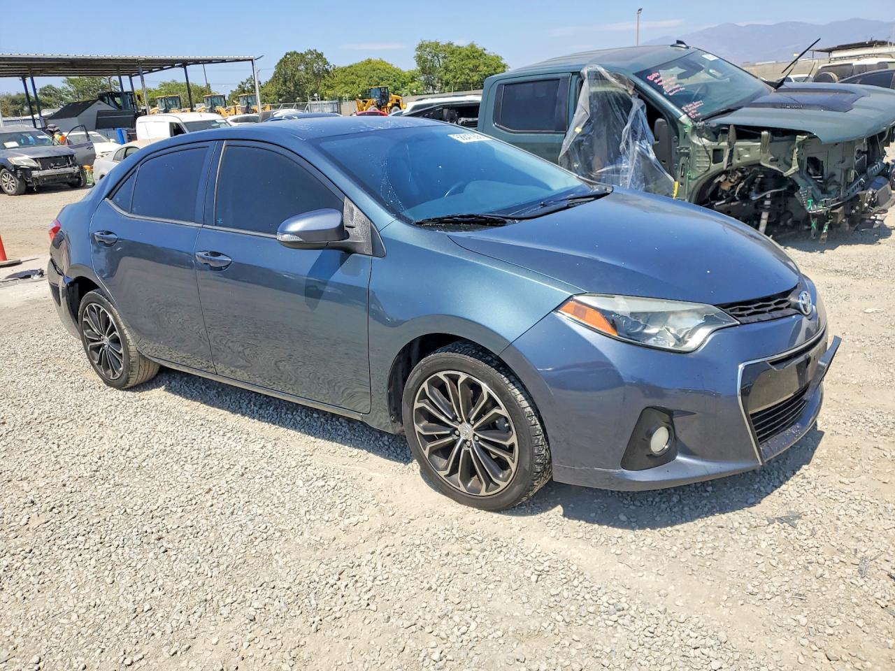 2015 Toyota Corolla S Plus Gray vin: 5YFBURHE4FP356256