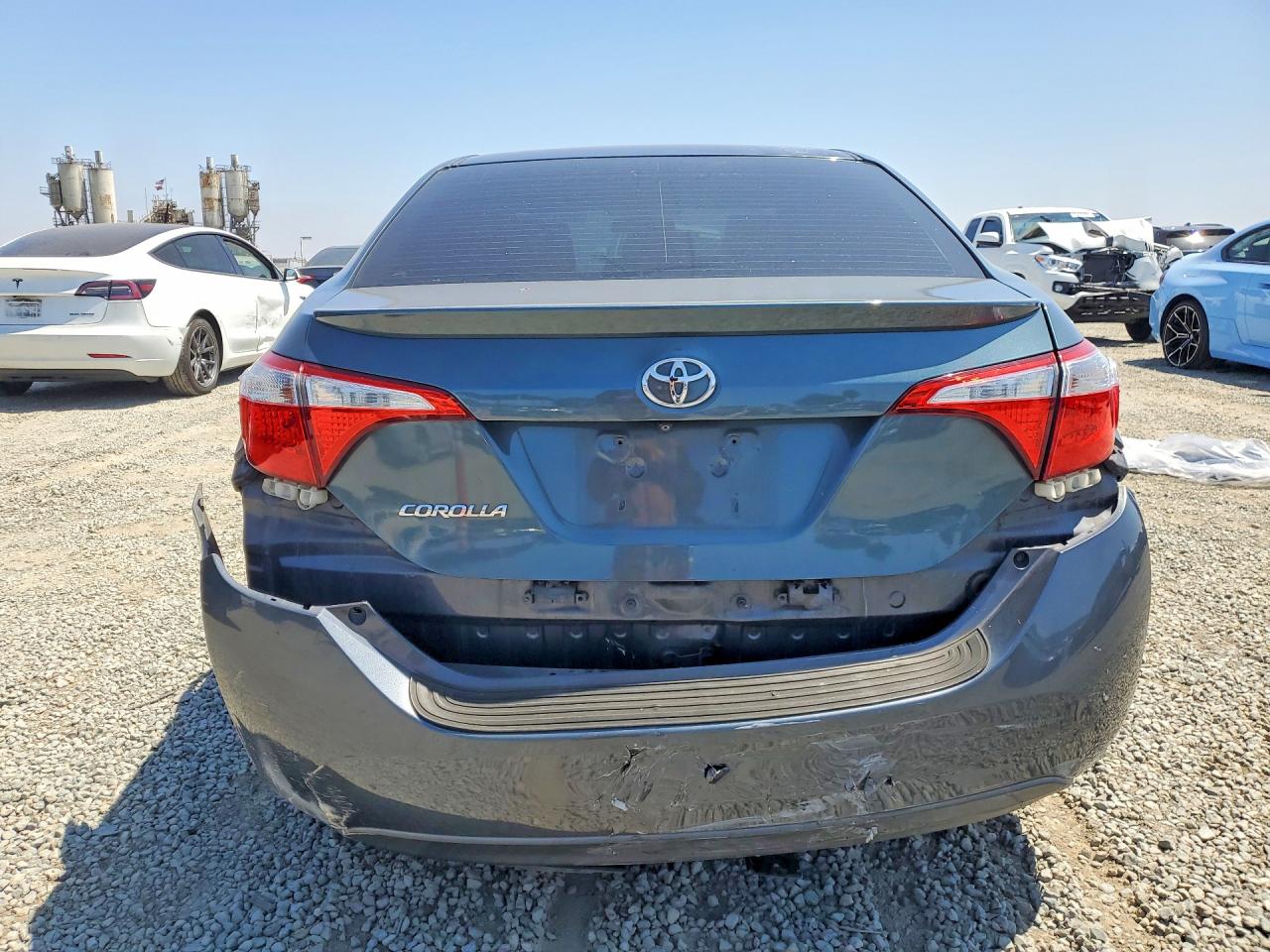 2015 Toyota Corolla S Plus Gray vin: 5YFBURHE4FP356256