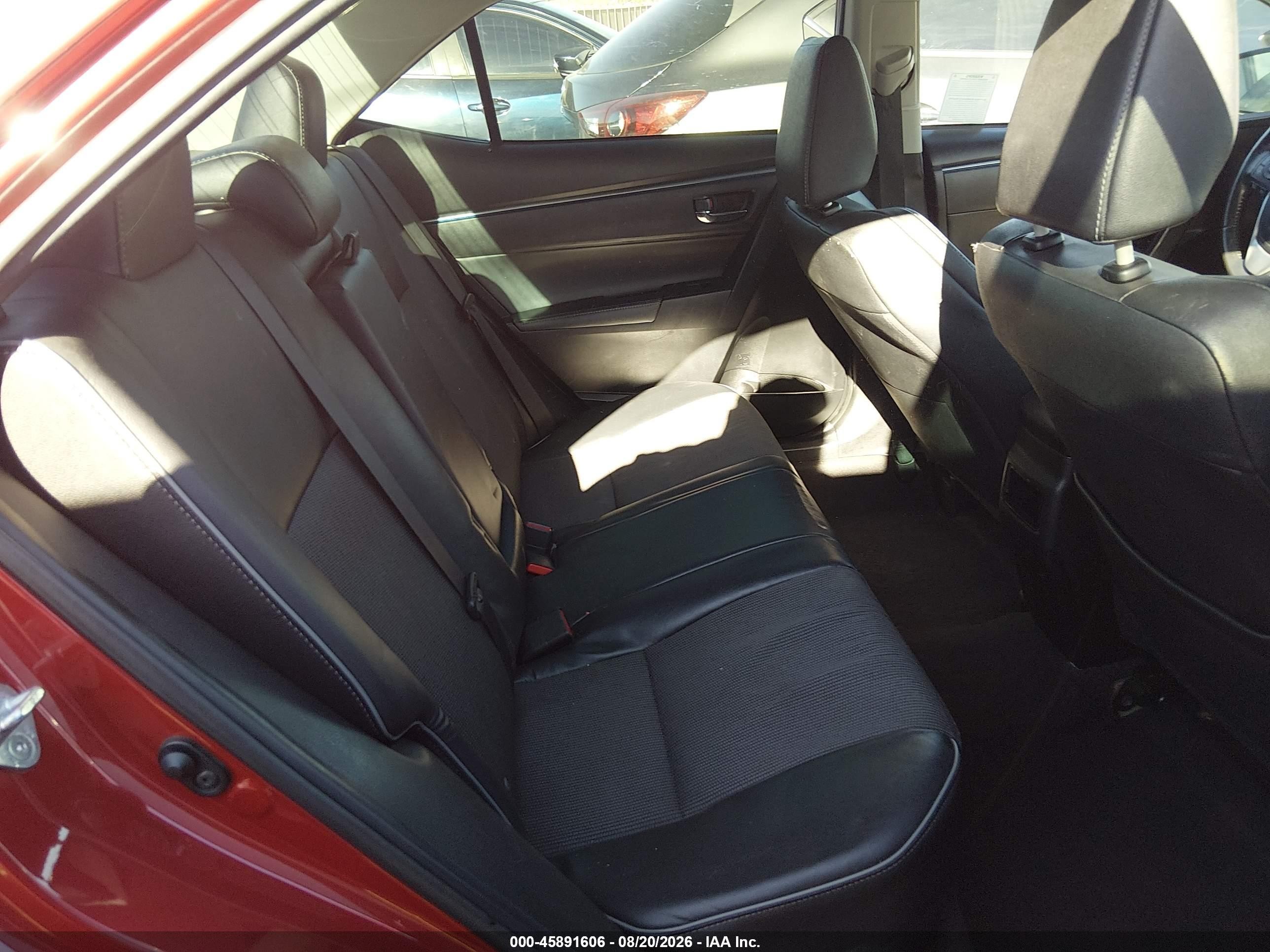 2016 Toyota Corolla S Plus Red vin: 5YFBURHE4GP434486