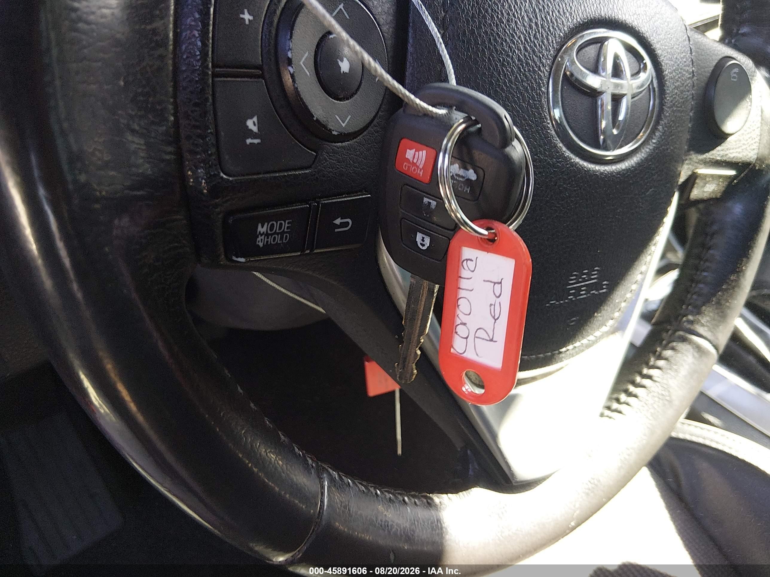 2016 Toyota Corolla S Plus Red vin: 5YFBURHE4GP434486