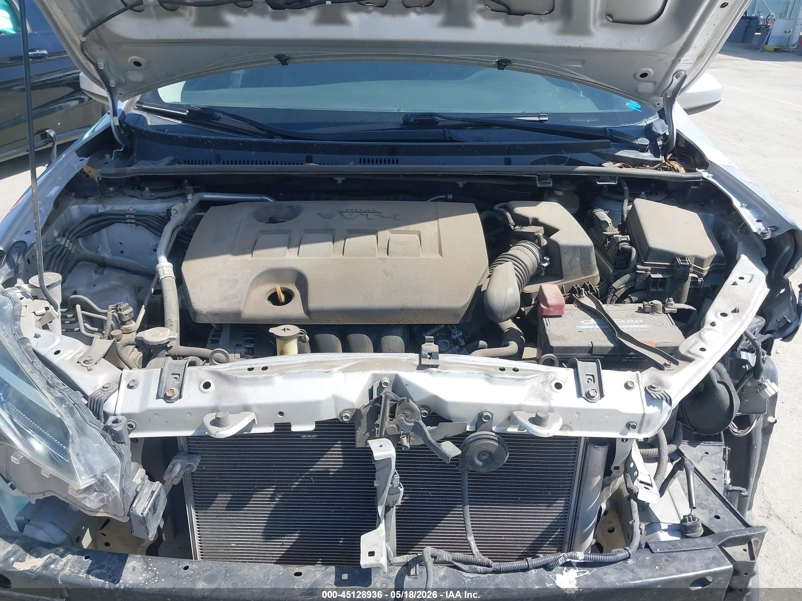 2017 Toyota Corolla Le Gray vin: 5YFBURHE4HP681380
