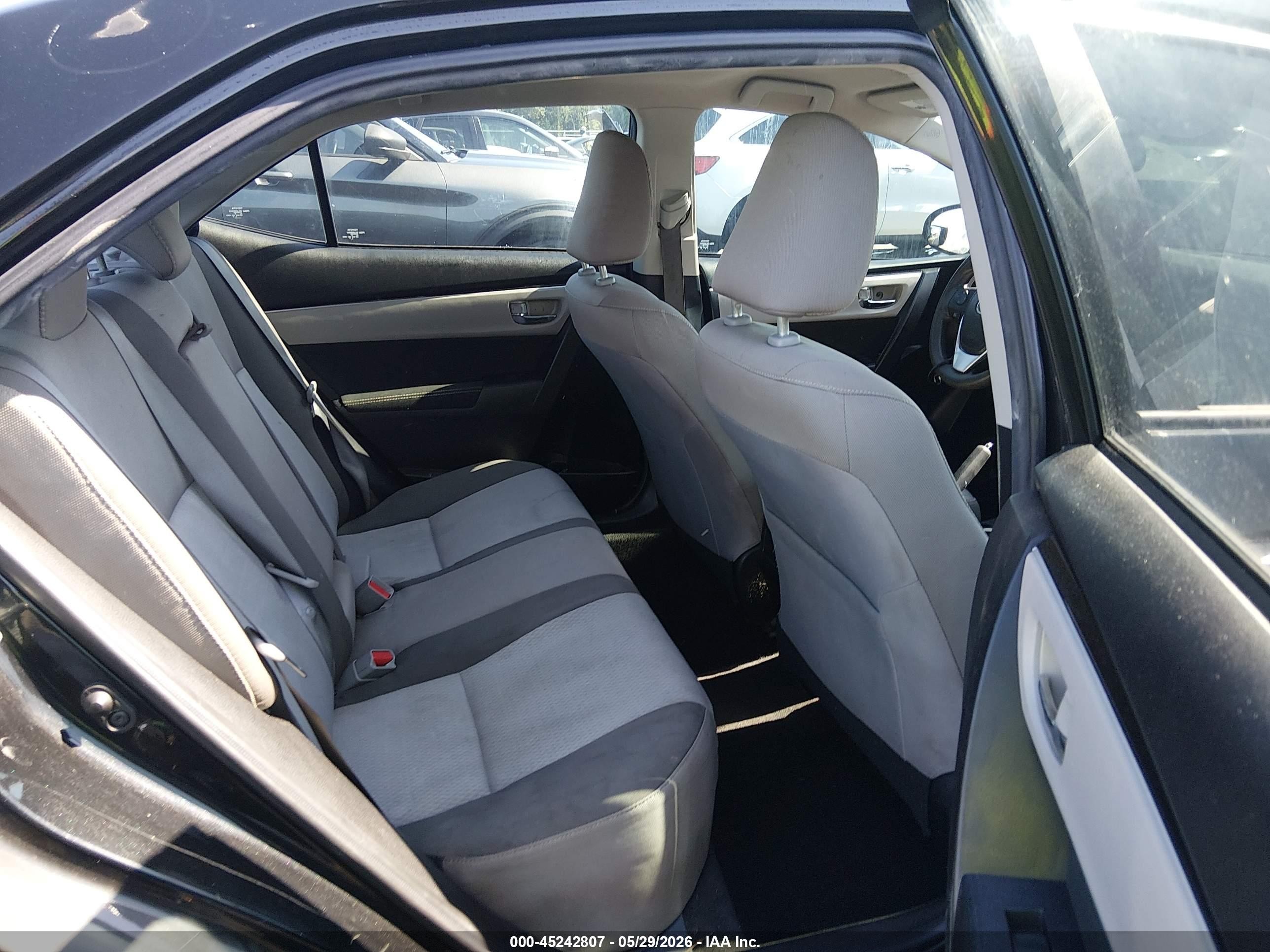 2019 Toyota Corolla Le Черный vin: 5YFBURHE4KP930624